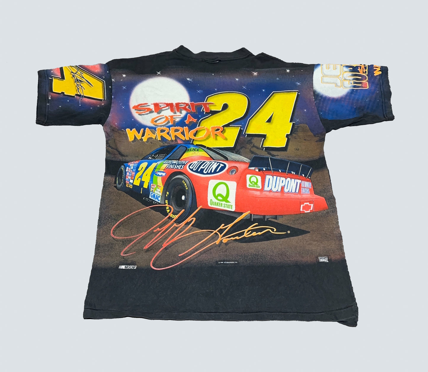 Vintage Jeff Gordon Spirit of a Warrior NASCAR Racing Tee XL