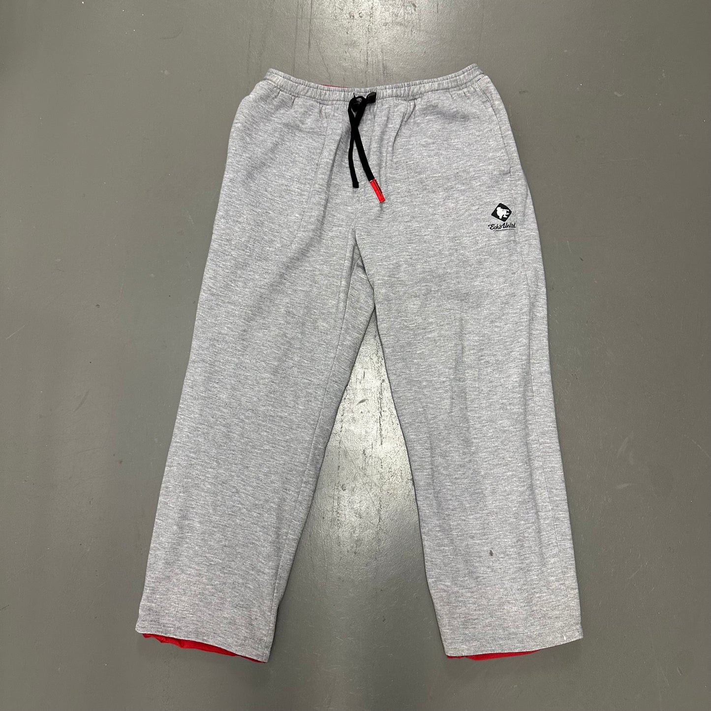 Y2K Ecko Unltd Reversible Baggy Parachute Pants XXL