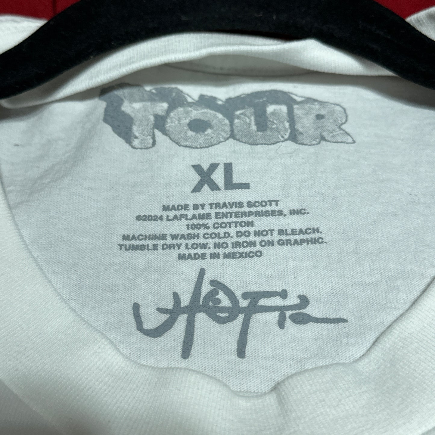 Travis Scott Utopia Met Life Tour Circus Maximus T-Shirt XL