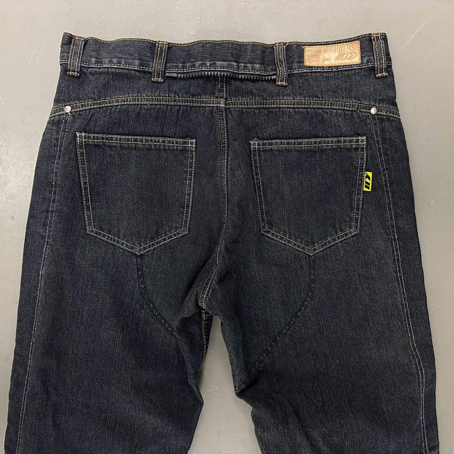 Bilt Padded Knee Motorcycle Biker Pants Iron Workers Mens 34x32