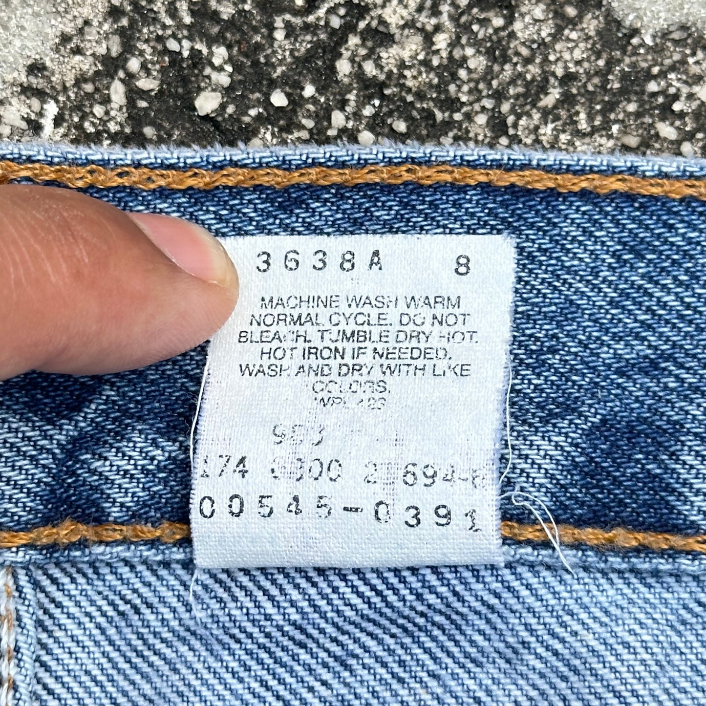 Vintage Y2K Levis 545 Loose Fit Denim Jeans 44x30