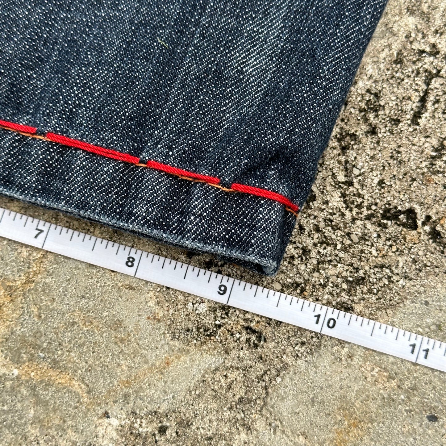 Laguna Beach Red Stitch Denim Jeans Size 38