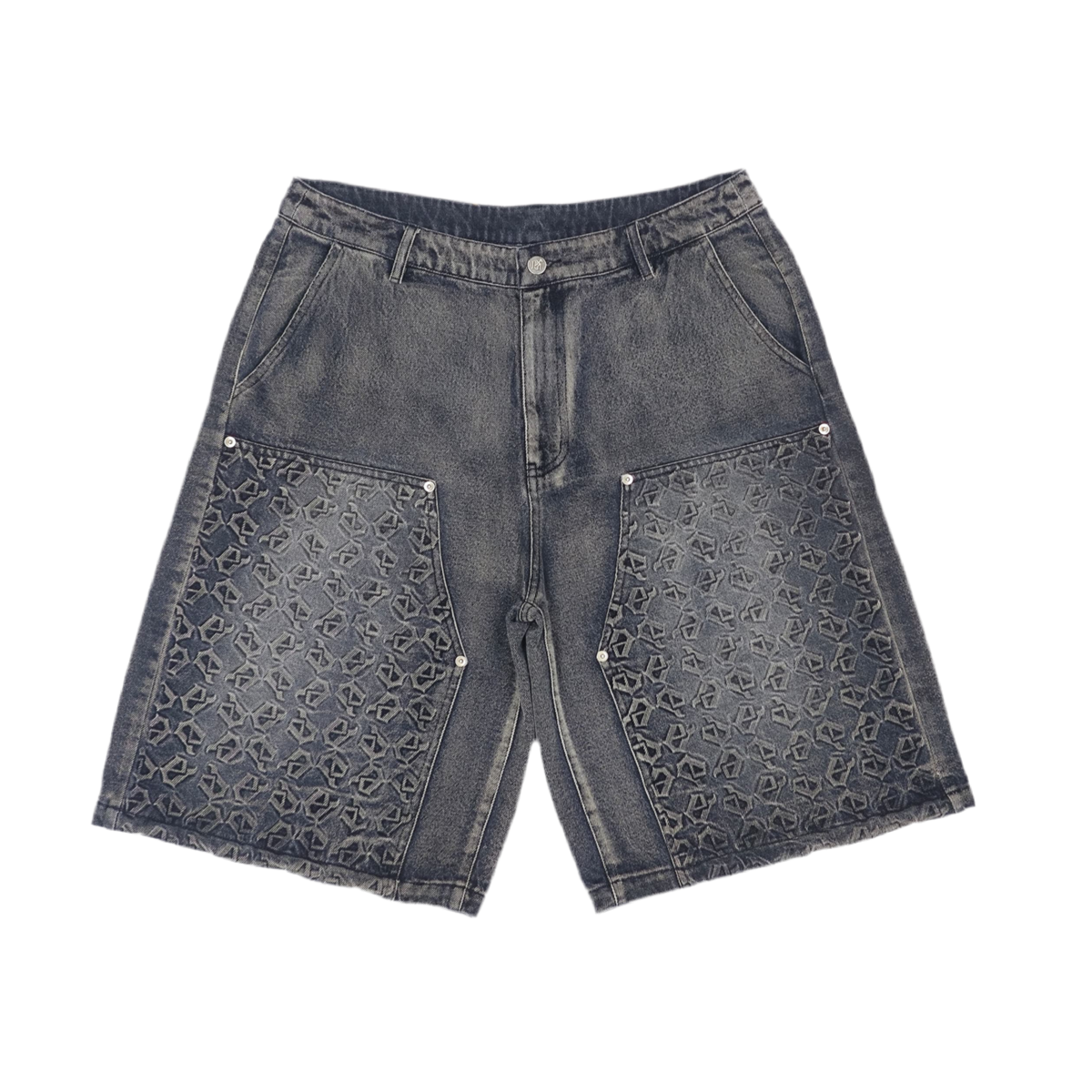 EVIL VICE MONOGRAM JEAN SHORTS