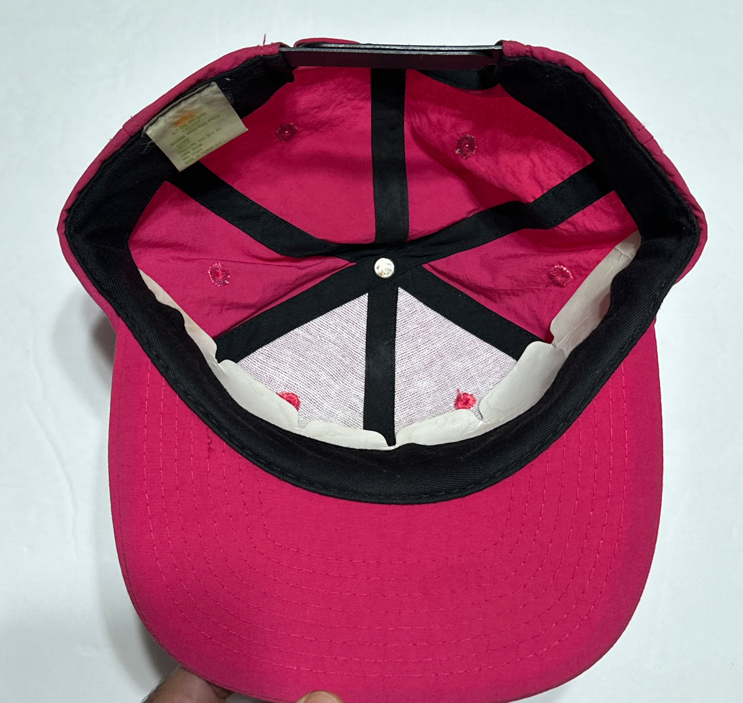 Vintage 90s Nike Embroidered Swoosh Nylon Snapback Hat