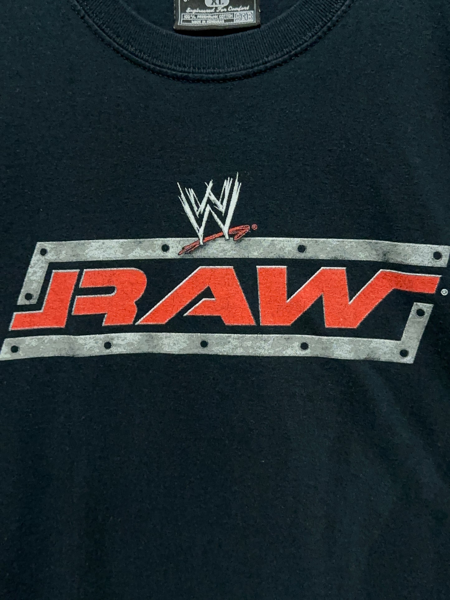 2000s WWE Raw Graphic Wrestling Tee XL
