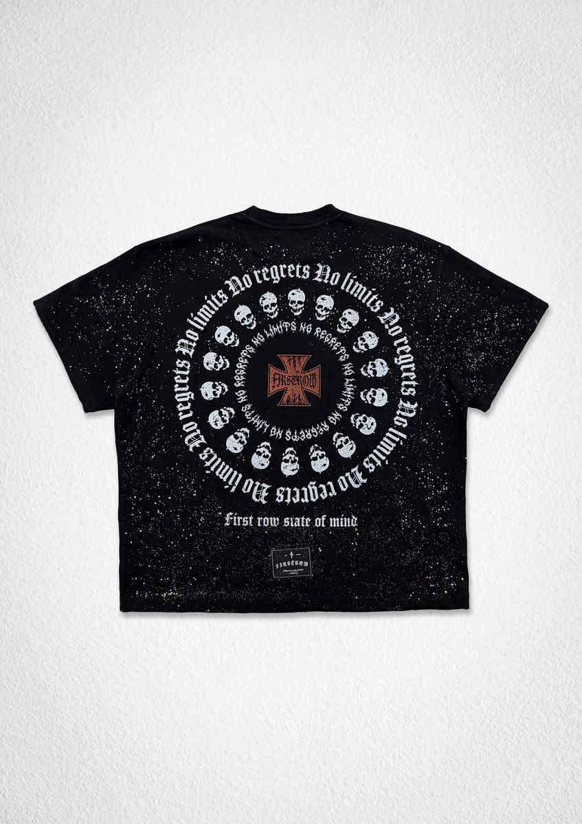 STEEL ANGELS EMBER STORM CROP TEE