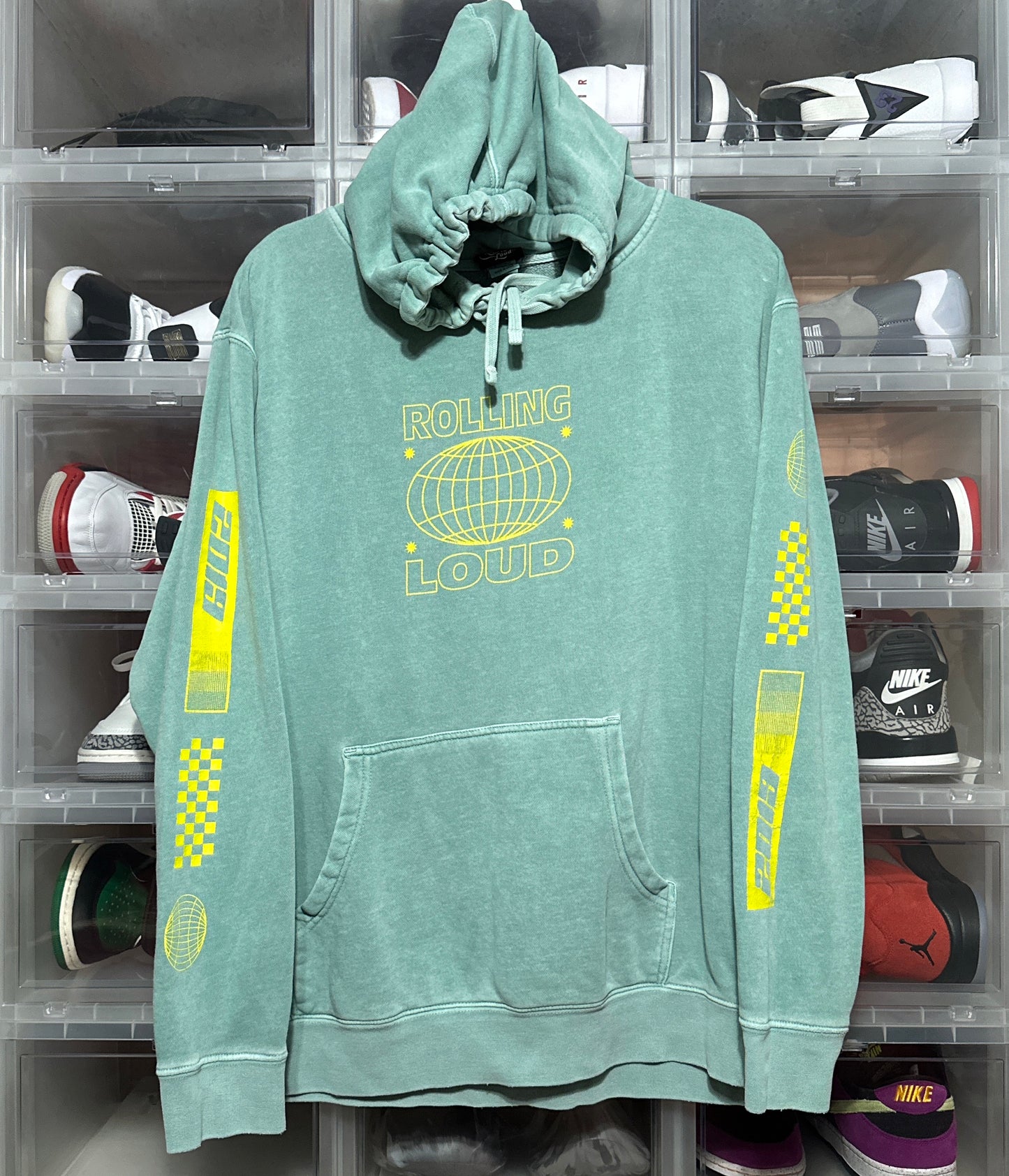 2019 Rolling Loud Miami Event Tour Official Merch Hoodie Large