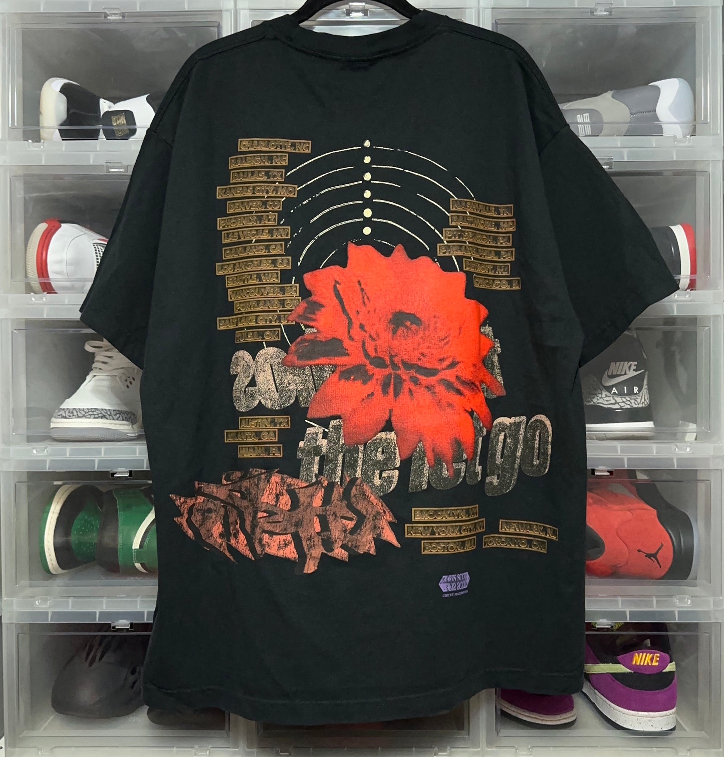 Travis Scott Utopia Circus Maximus Delestro Echoes Tour Tee XL