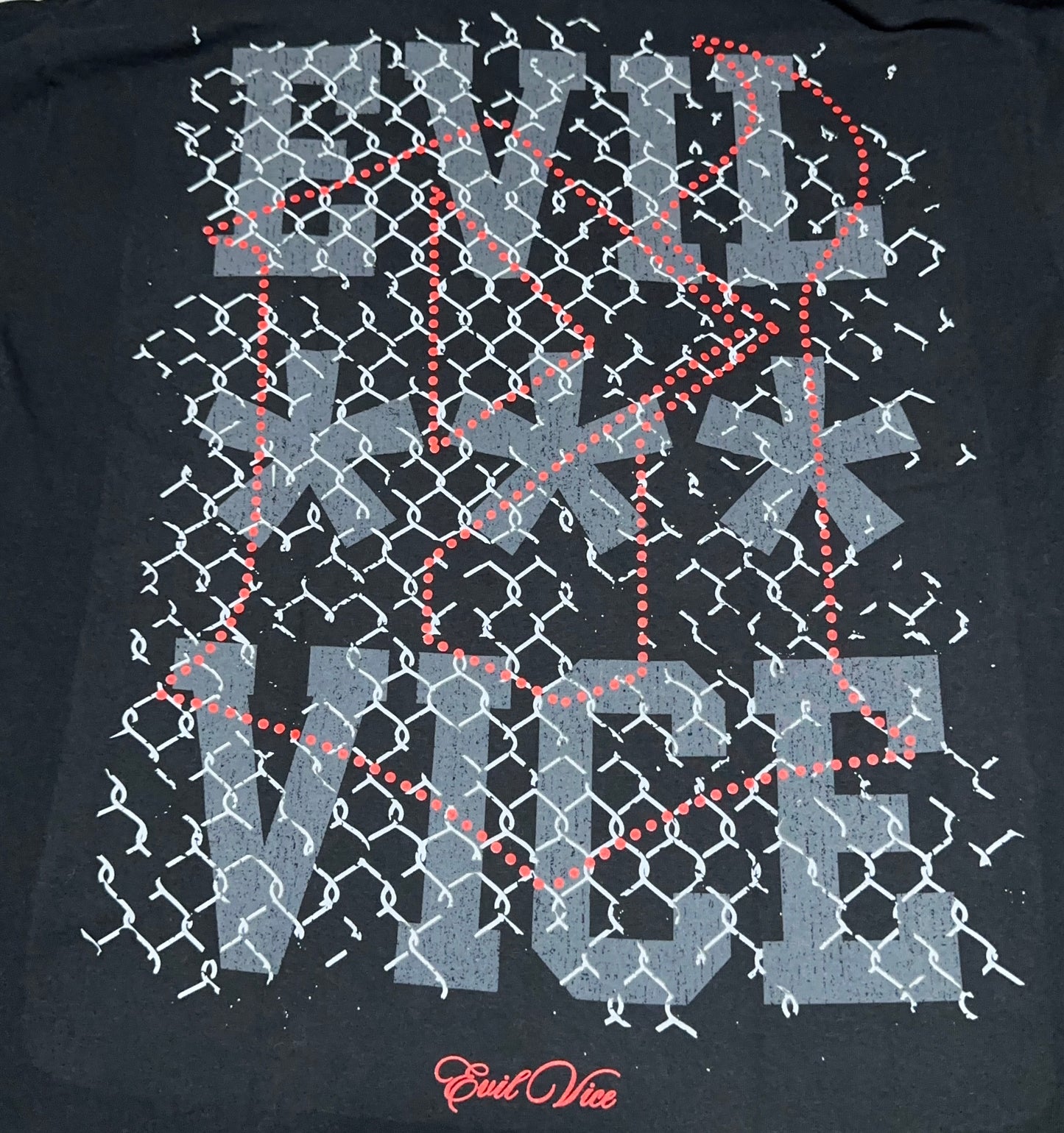 Evil Vice Arena Flame Graphic Tee Large