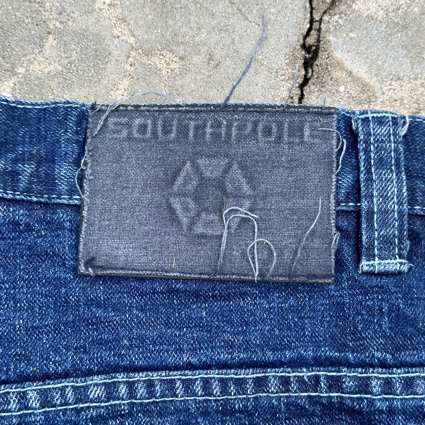 Y2K Southpole Patchwork Denim Jeans Size 34
