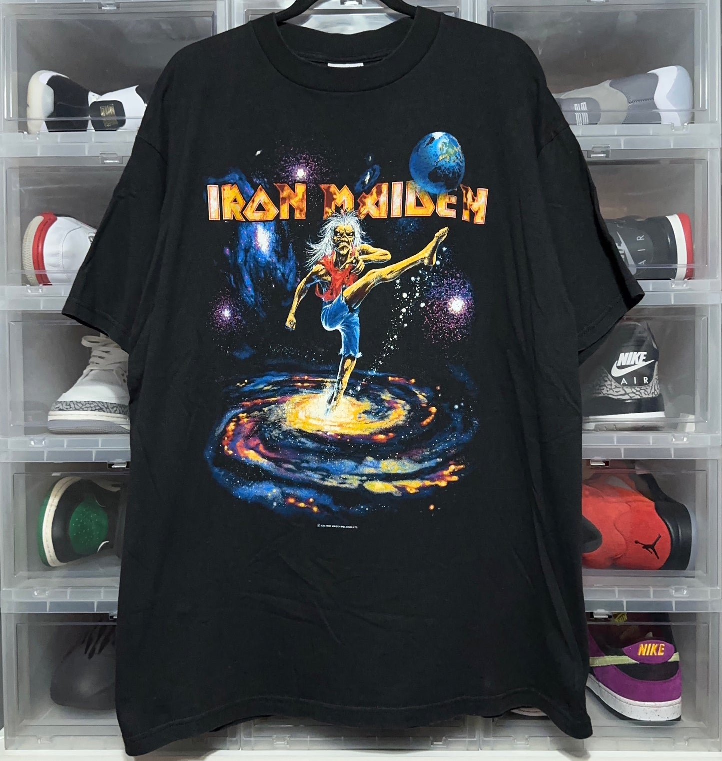 Vintage 1998 Iron Maiden Virtual World Tour Band Tee XL