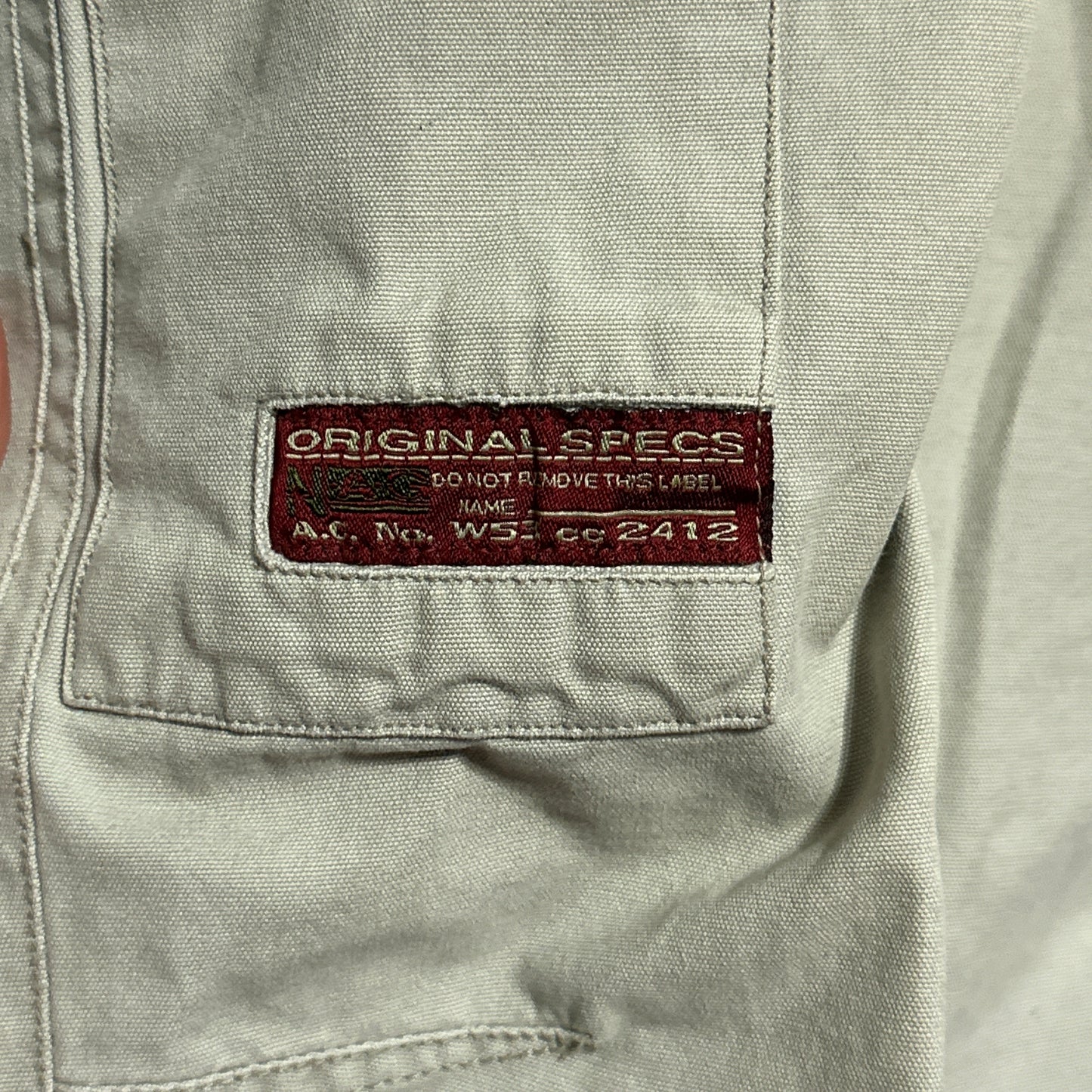 Y2K Nesi AG Skater Cargo Parachute Baggy Pants Size 34