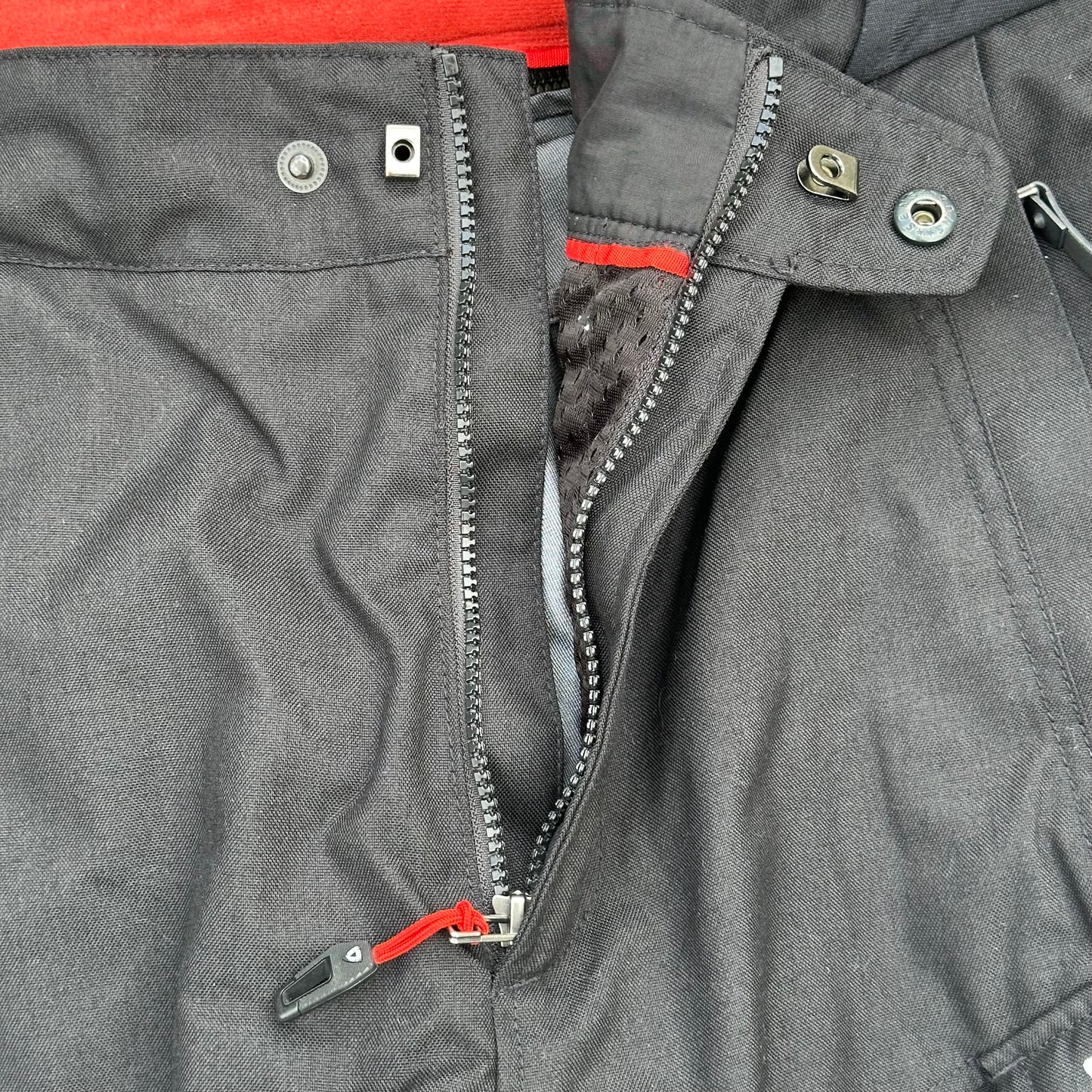 Rev'It Motorcycle Pants Black Hydratex 3L Weatherproof Rider Gear EUC XL