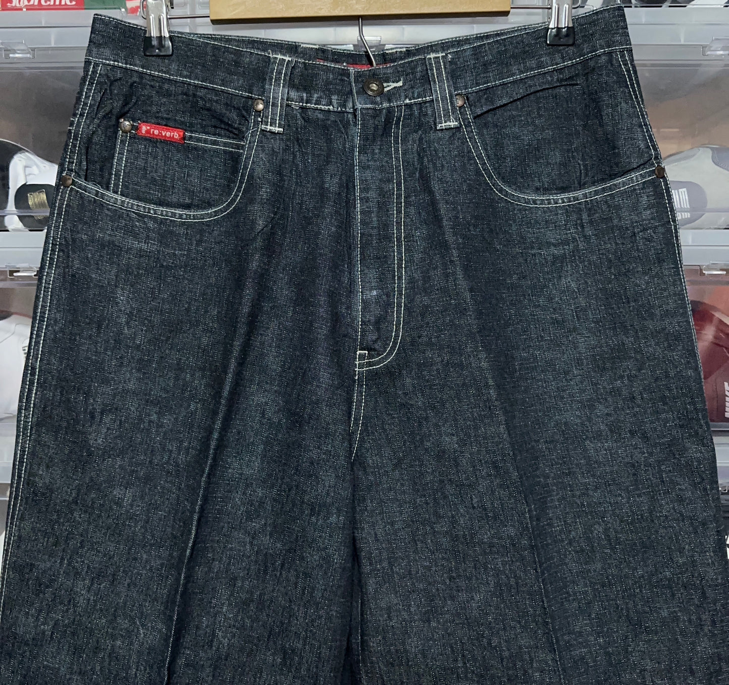 Y2K REVERB Loose Fit Wide Leg Baggy Jeans Size 34