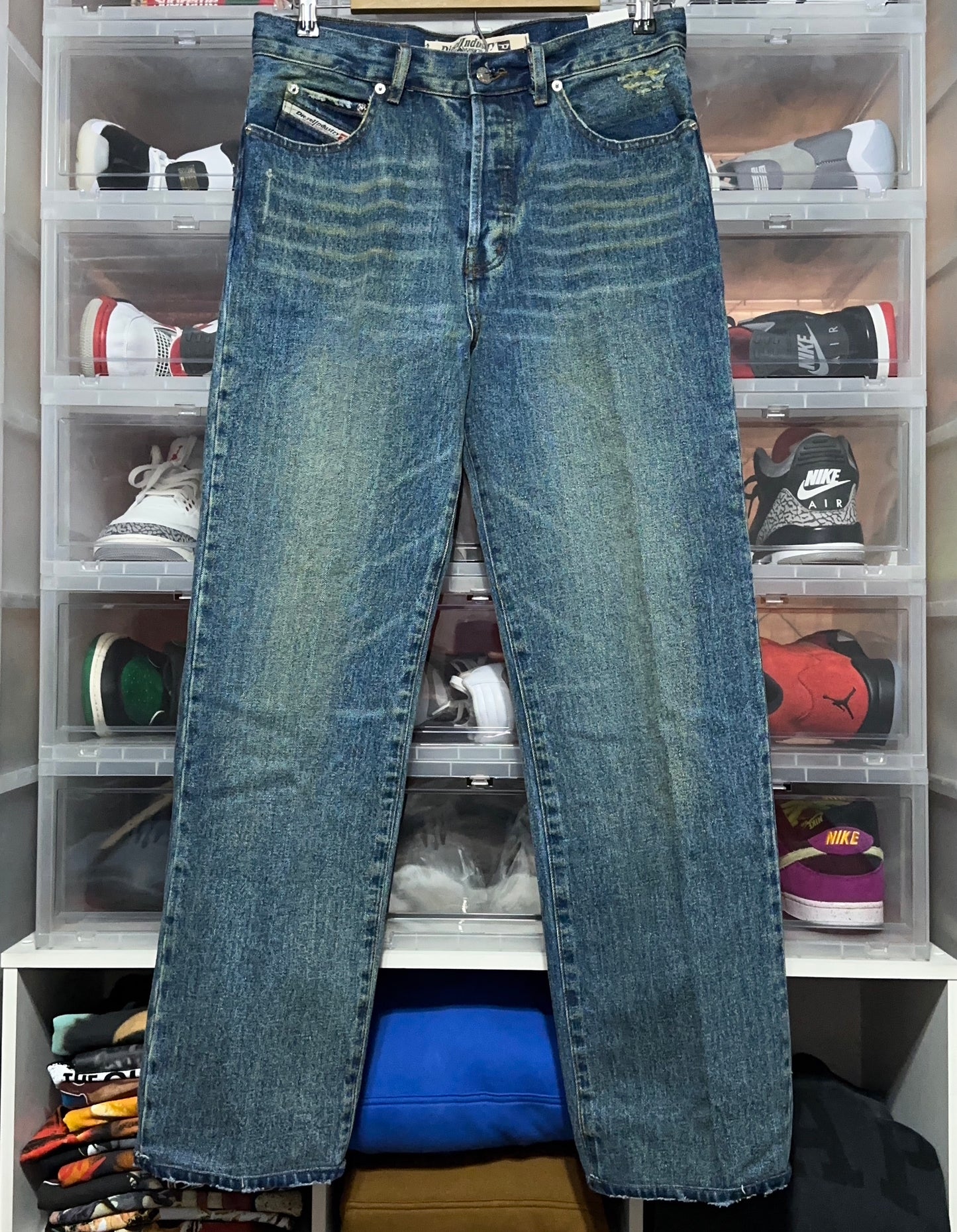 Vintage Diesel Kratt Distressed Denim Jeans 32x34