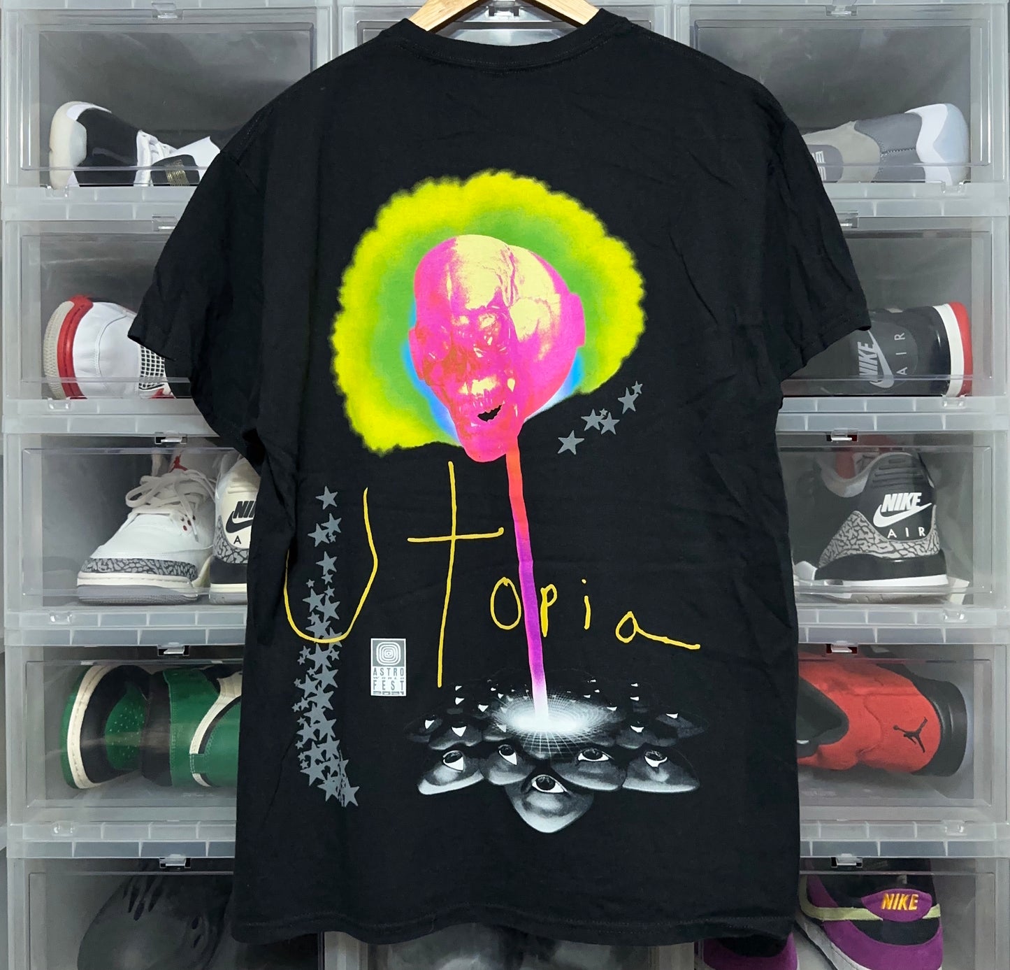 Travis Scott Cactus Jack Utopia Lollipop See You On The Other Side Graphic Tee Medium