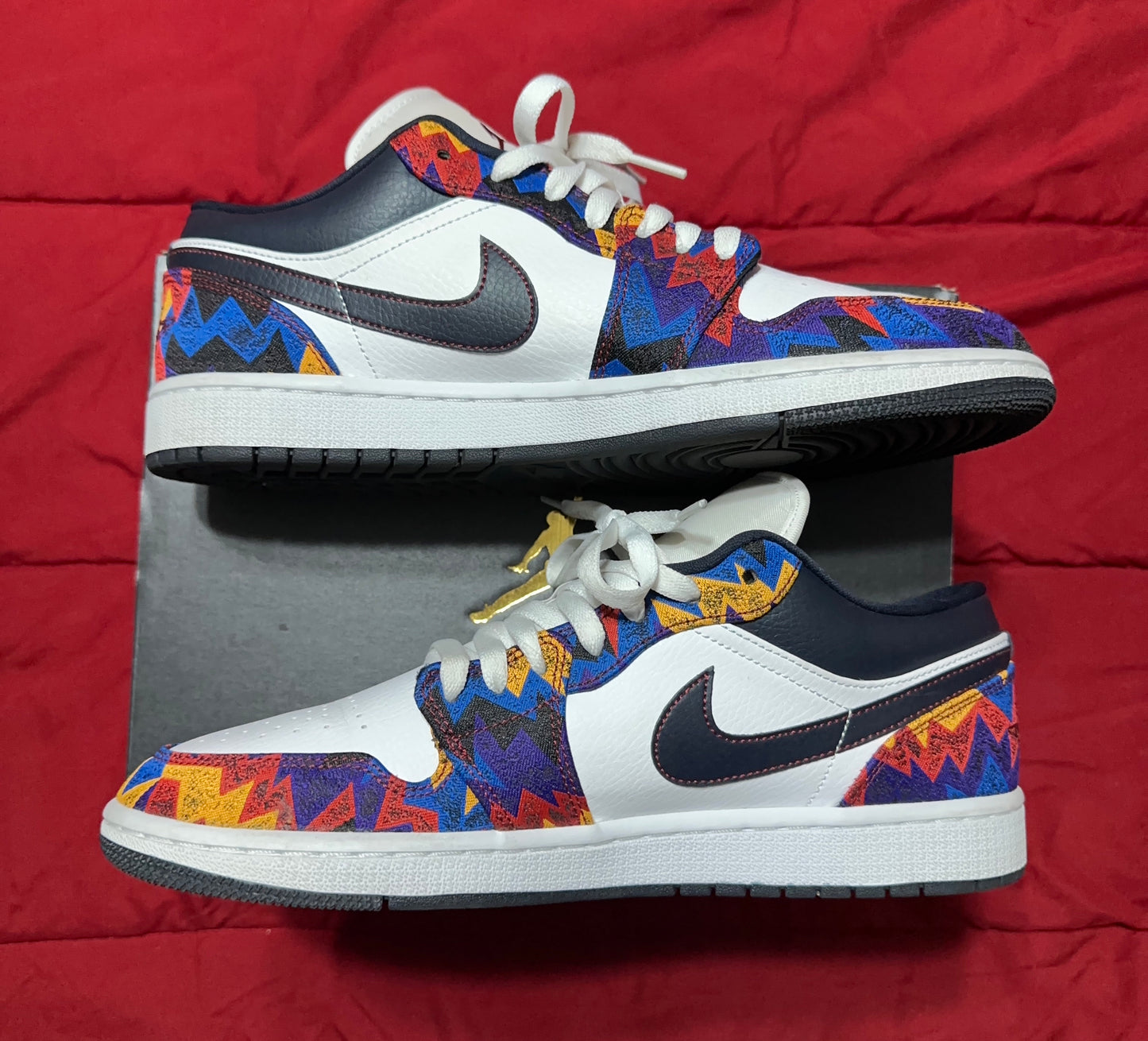 Nike Air Jordan Retro 1 Low SE Nothing But Net 2020 Size 10.5 CZ8659-100