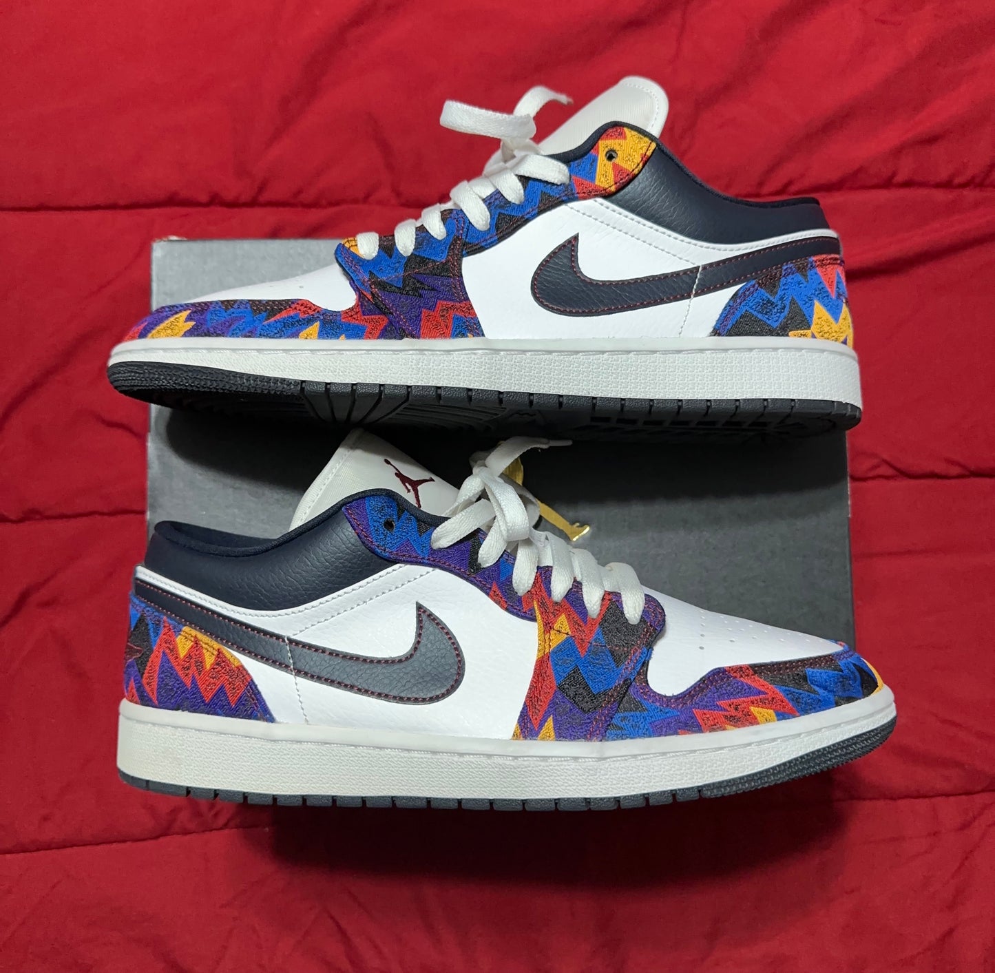 Nike Air Jordan Retro 1 Low SE Nothing But Net 2020 Size 10.5 CZ8659-100