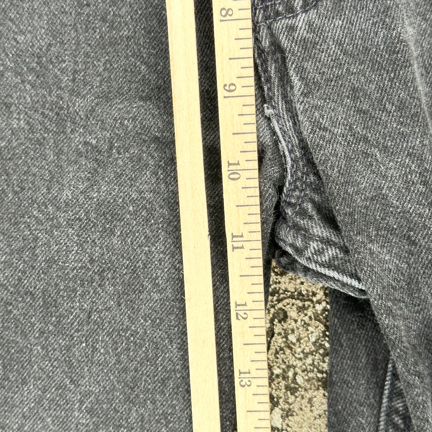 Vintage Y2K Levis L2 Jeans Black Denim Baggy Skater Distressed