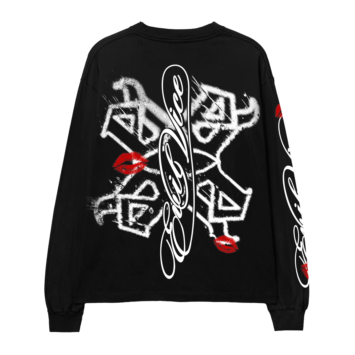 EVIL VICE FACES LONG SLEEVE TEE