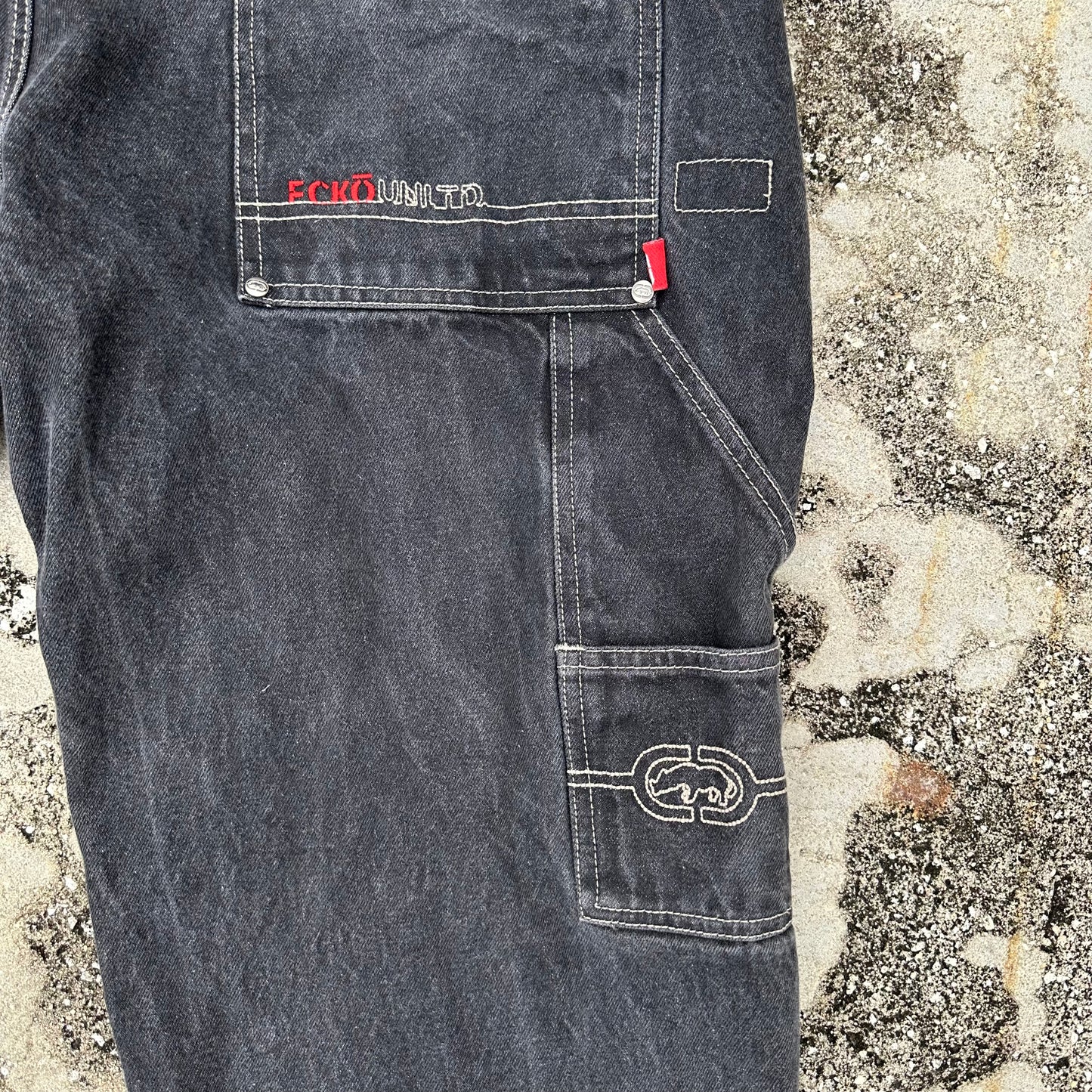 Vintage Y2K Ecko Unltd Hip Hop Skater Denim Jeans Size 38