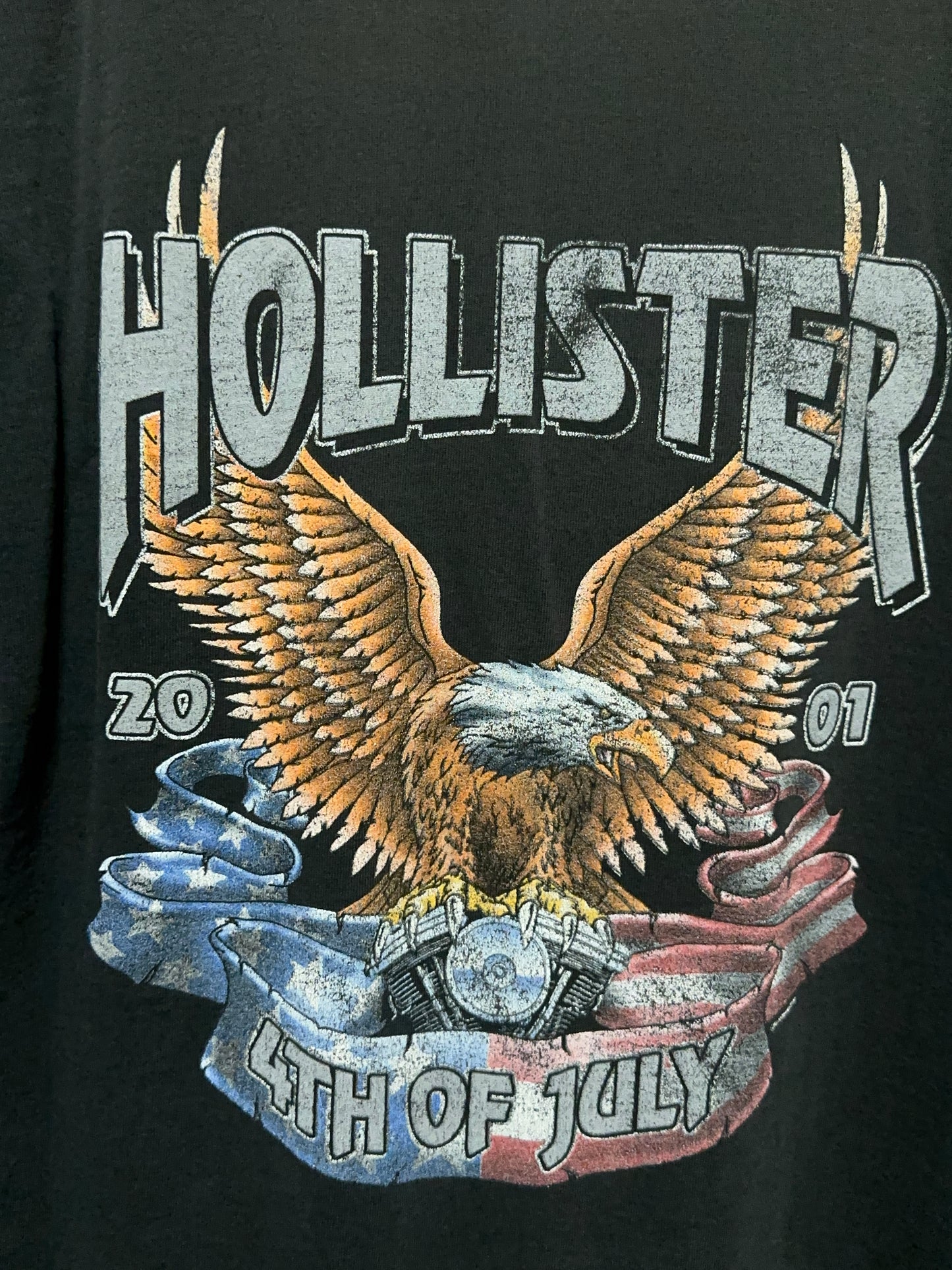 Hollister Motorcycle Rally Biker Tee XL