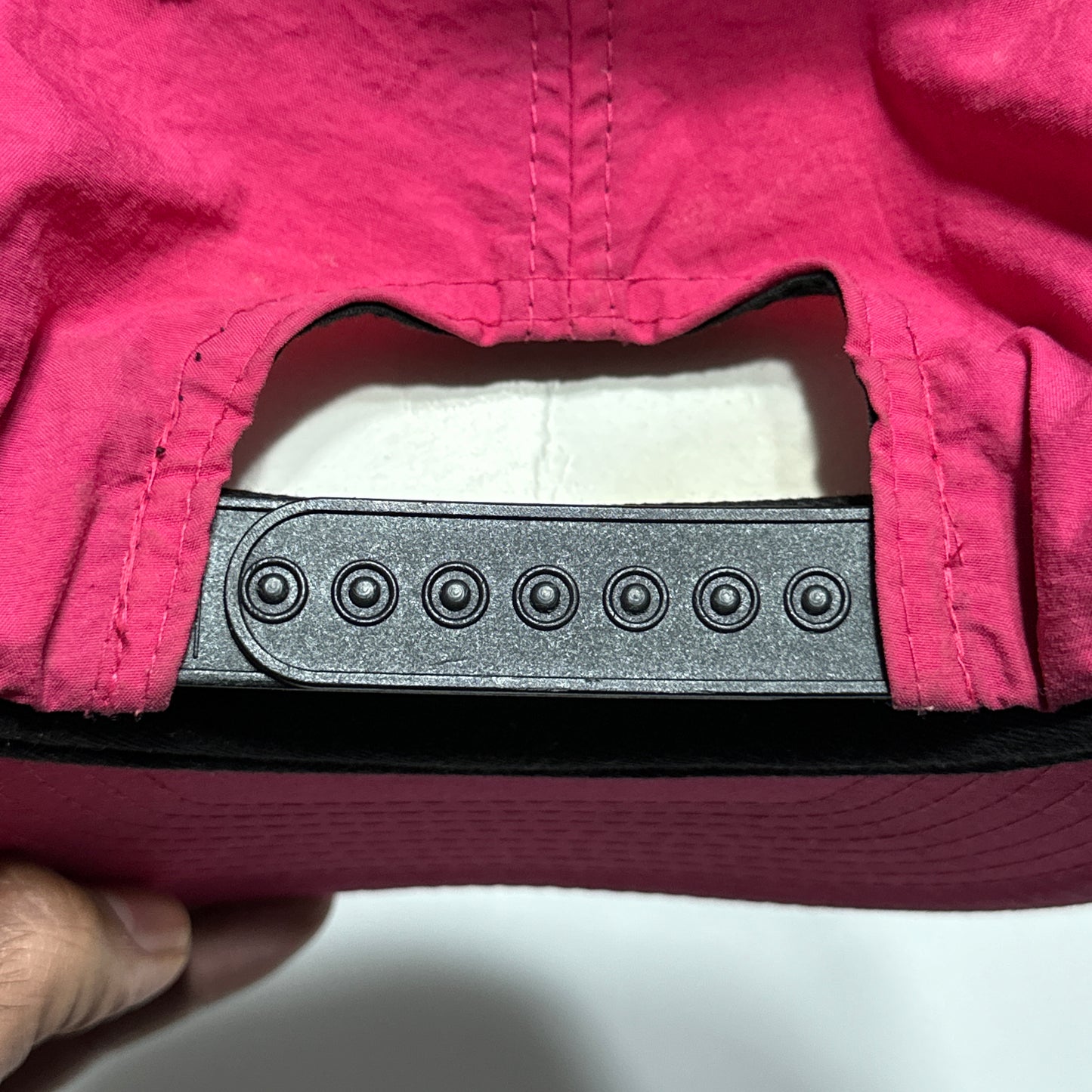 Vintage 90s Nike Embroidered Swoosh Nylon Snapback Hat