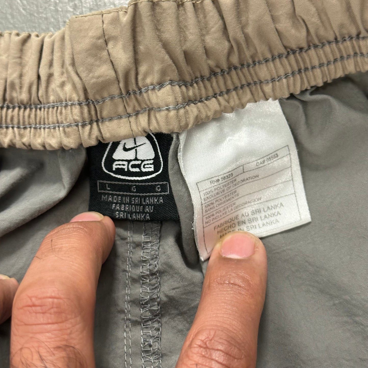 Vintage Nike ACG Baggy Parachute Pants Large