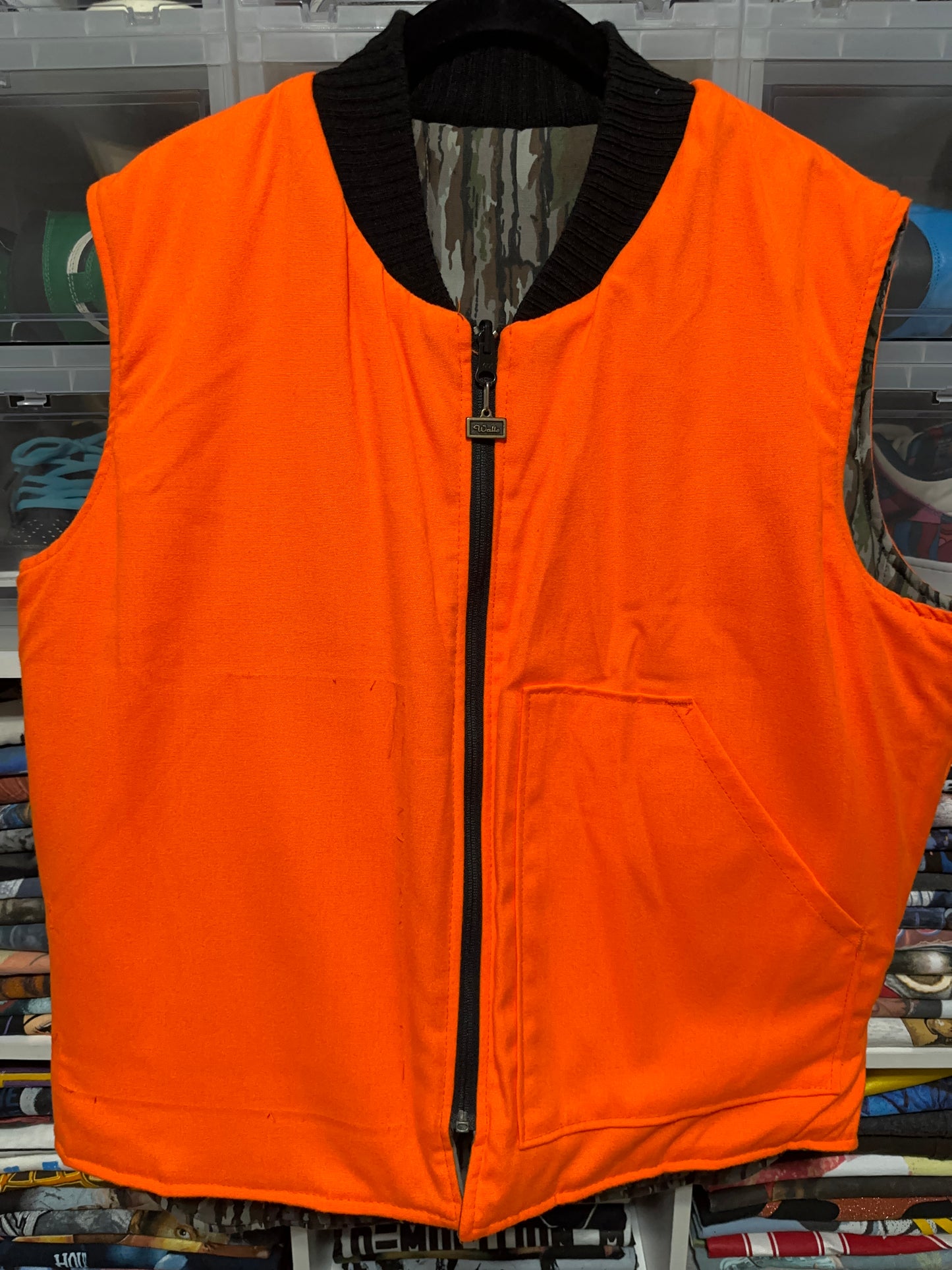 Vintage 90s Walls Realtree Reversible Puffer Vest Size Large