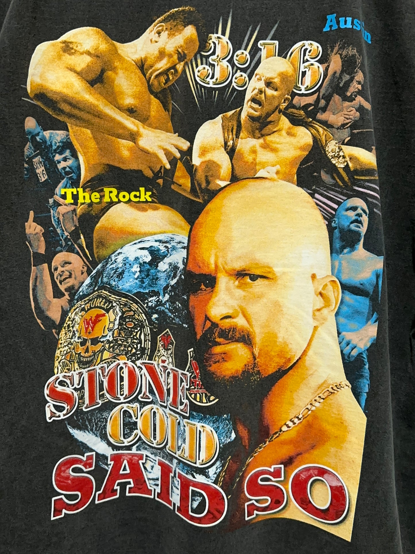 Stone Cold Steve Austin 3:16 Rap Tee XL