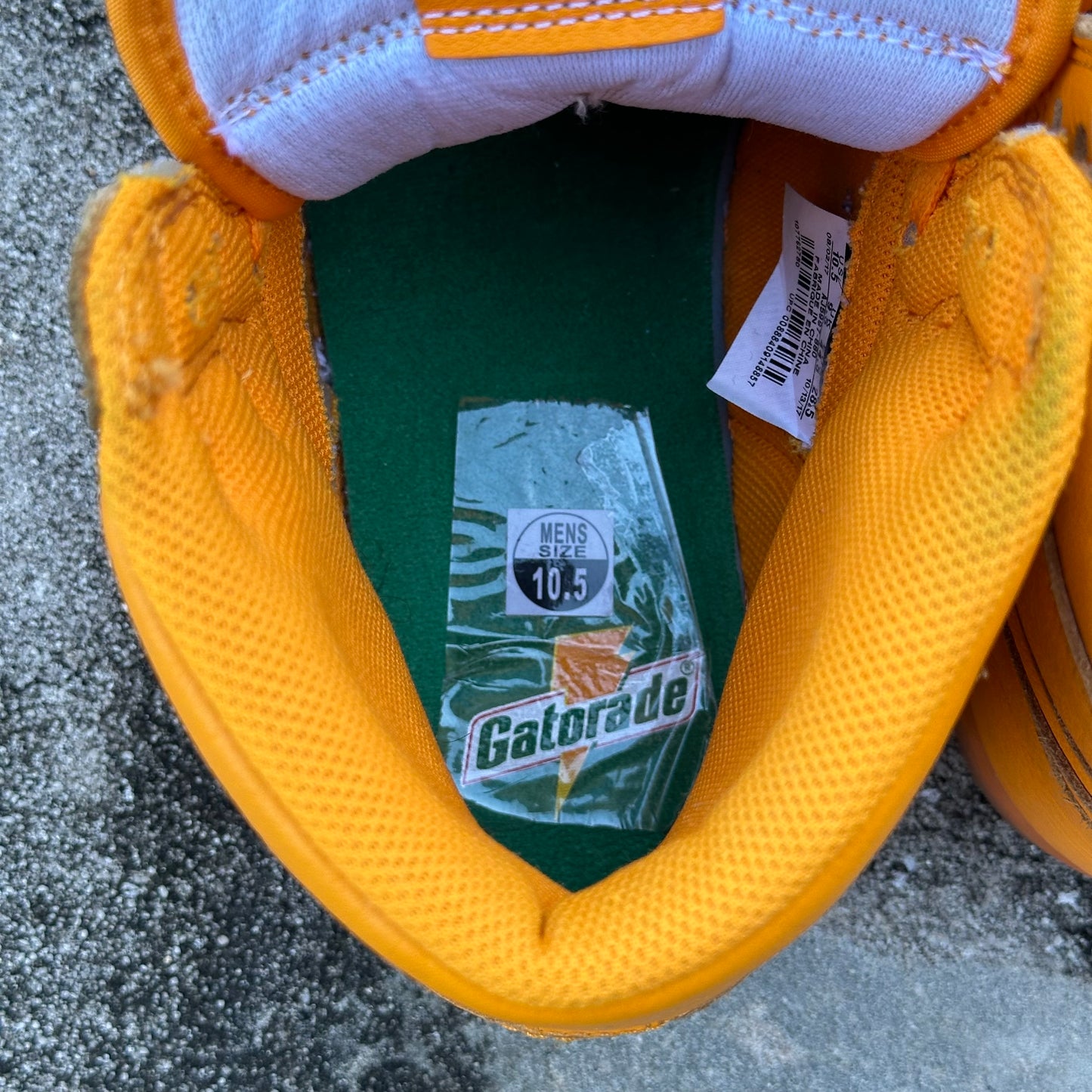Jordan 1 Retro Gatorade Orange Peel Size 10.5
