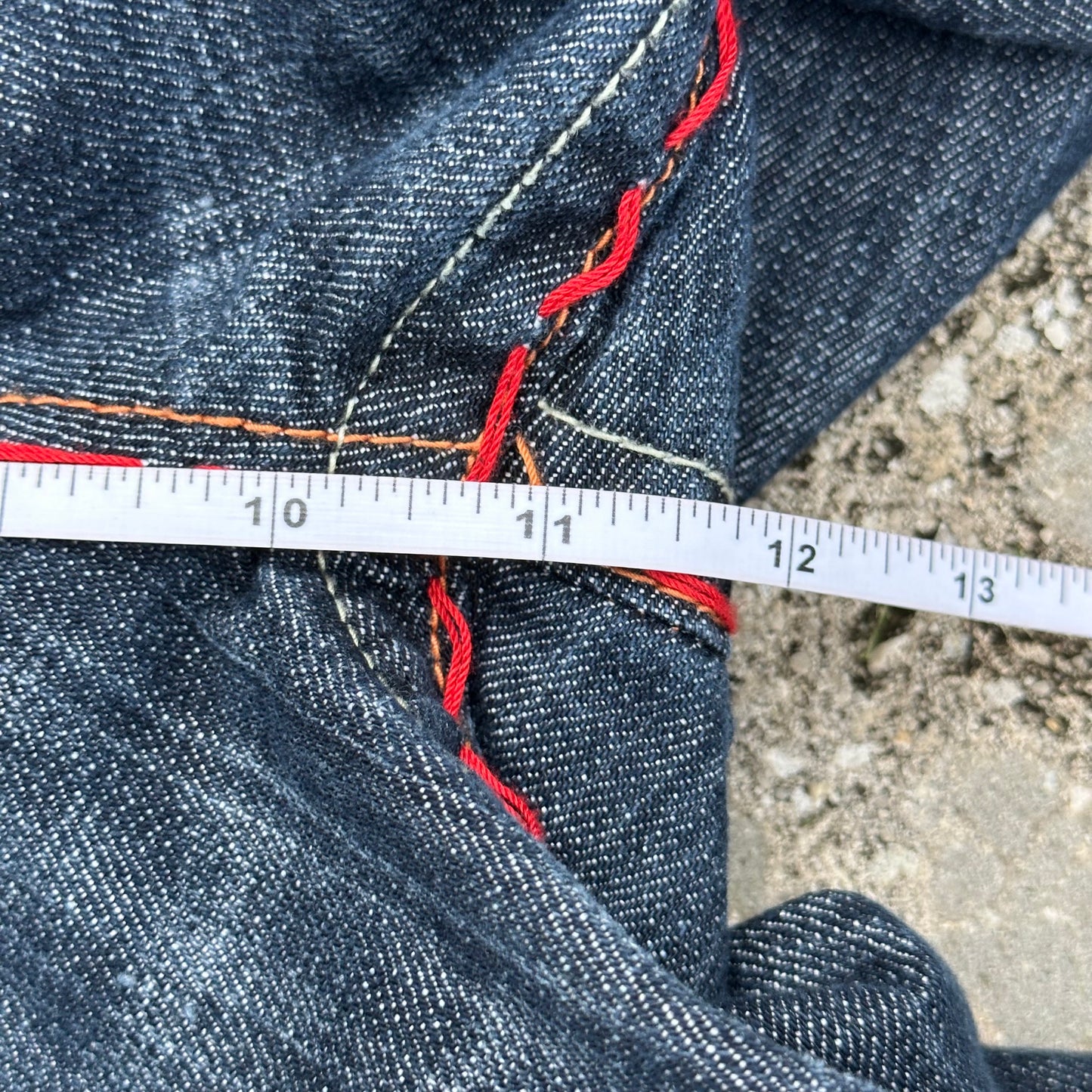 Laguna Beach Red Stitch Denim Jeans Size 38