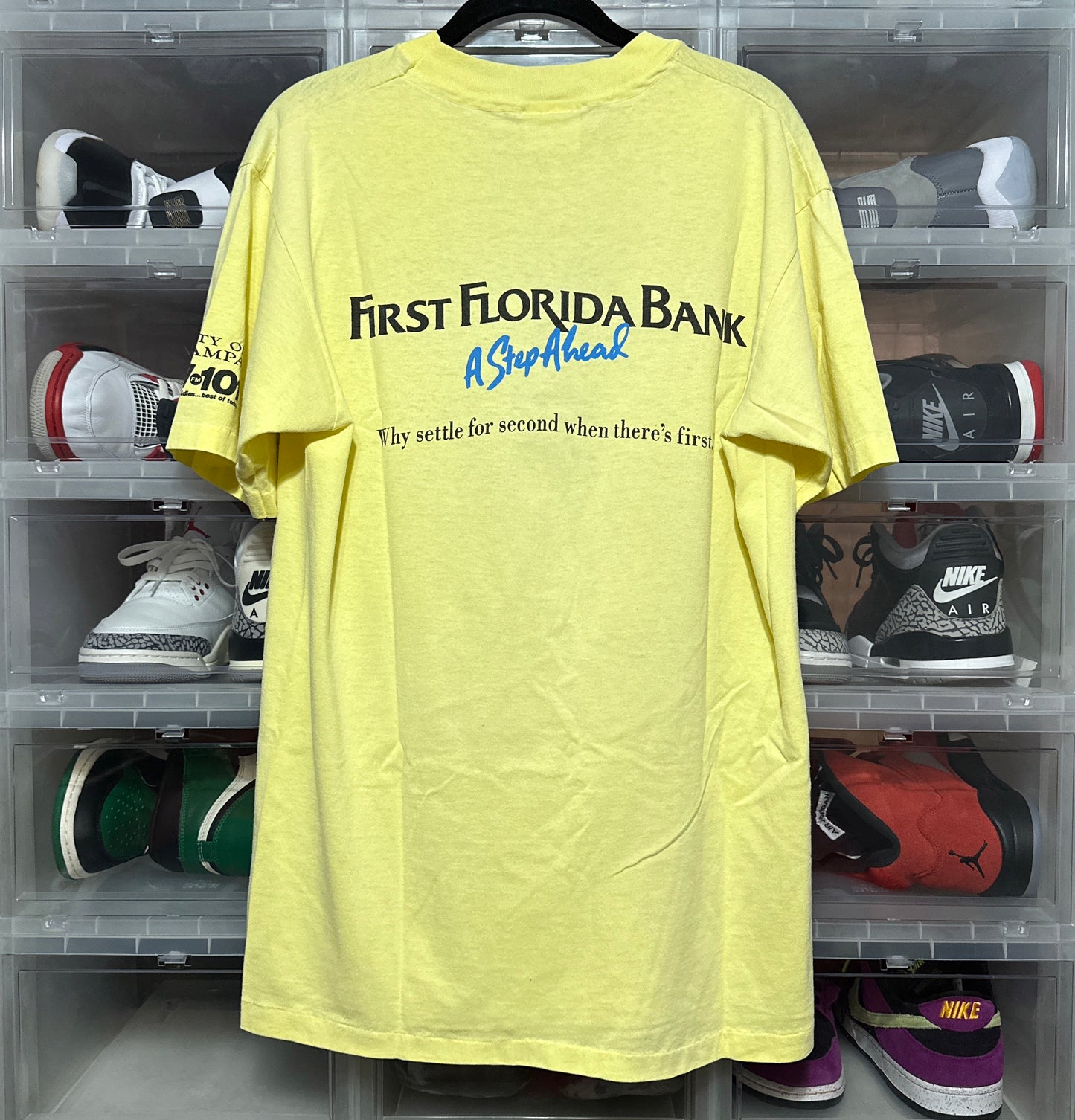 Vintage 90s Gasparilla Marathon Art Tee Large