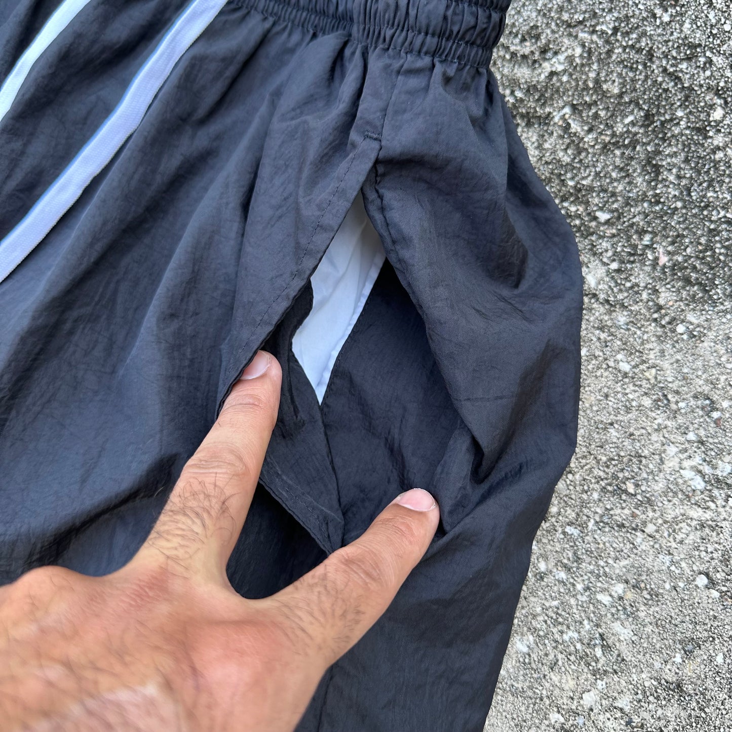Umbro Embroidered Logo Nylon Track Pants Large