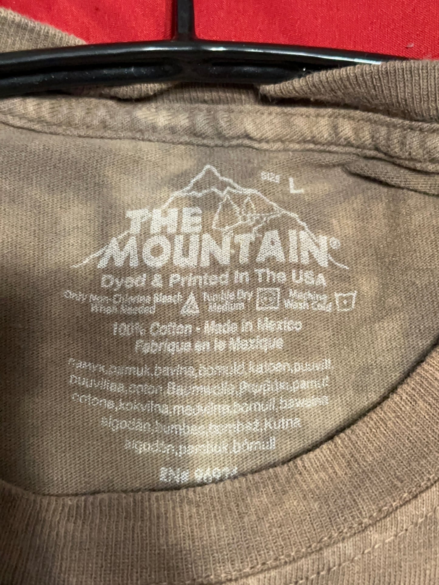 The Mountain Tiger Big Face Nature Graphic Tee Large