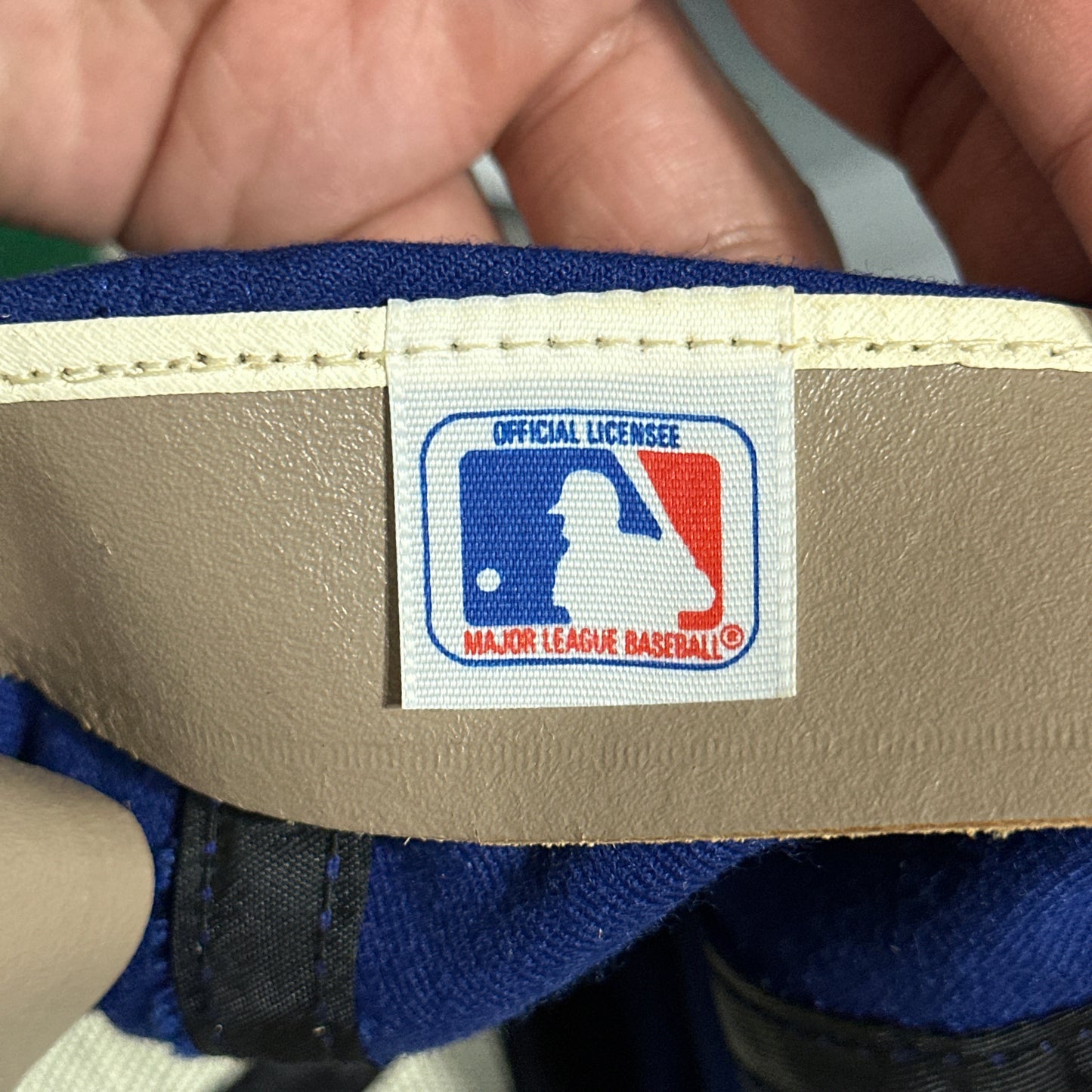 Vintage New Era Pro Model Los Angeles Dodgers Hat Leather Band Size 7 1/2
