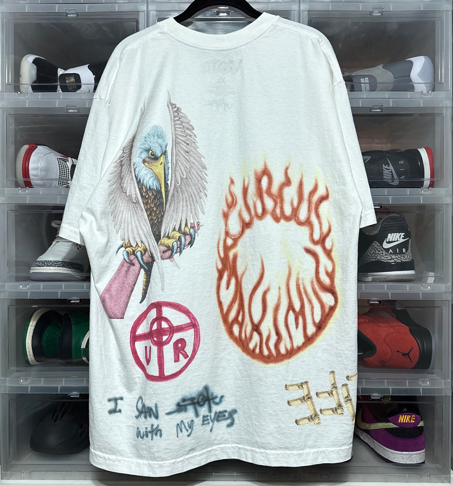 Travis Scott Utopia Met Life Tour Circus Maximus T-Shirt XL