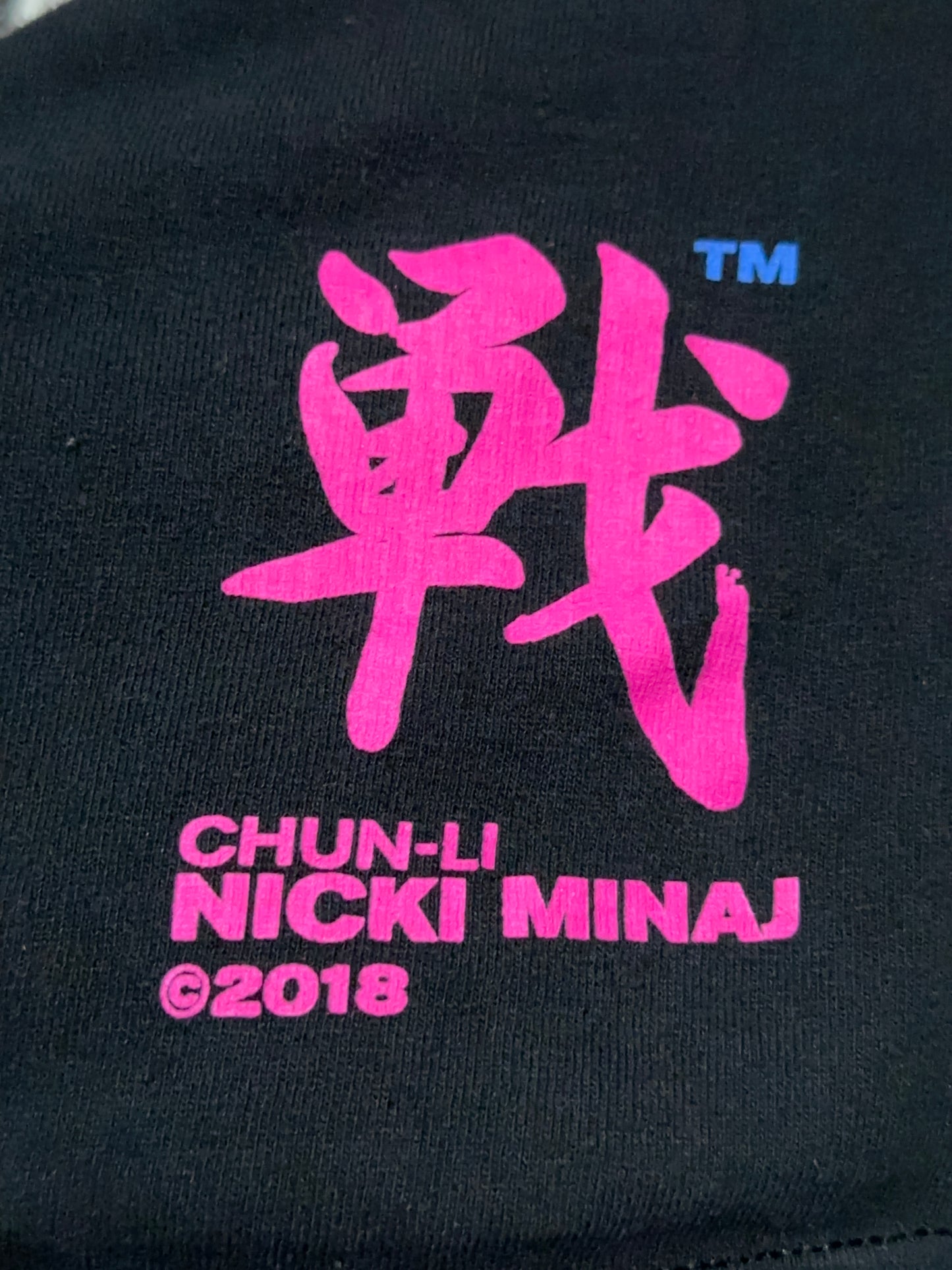 2018 Nicki Minaj Chun Li Promo Long Sleeve Rap Tee
