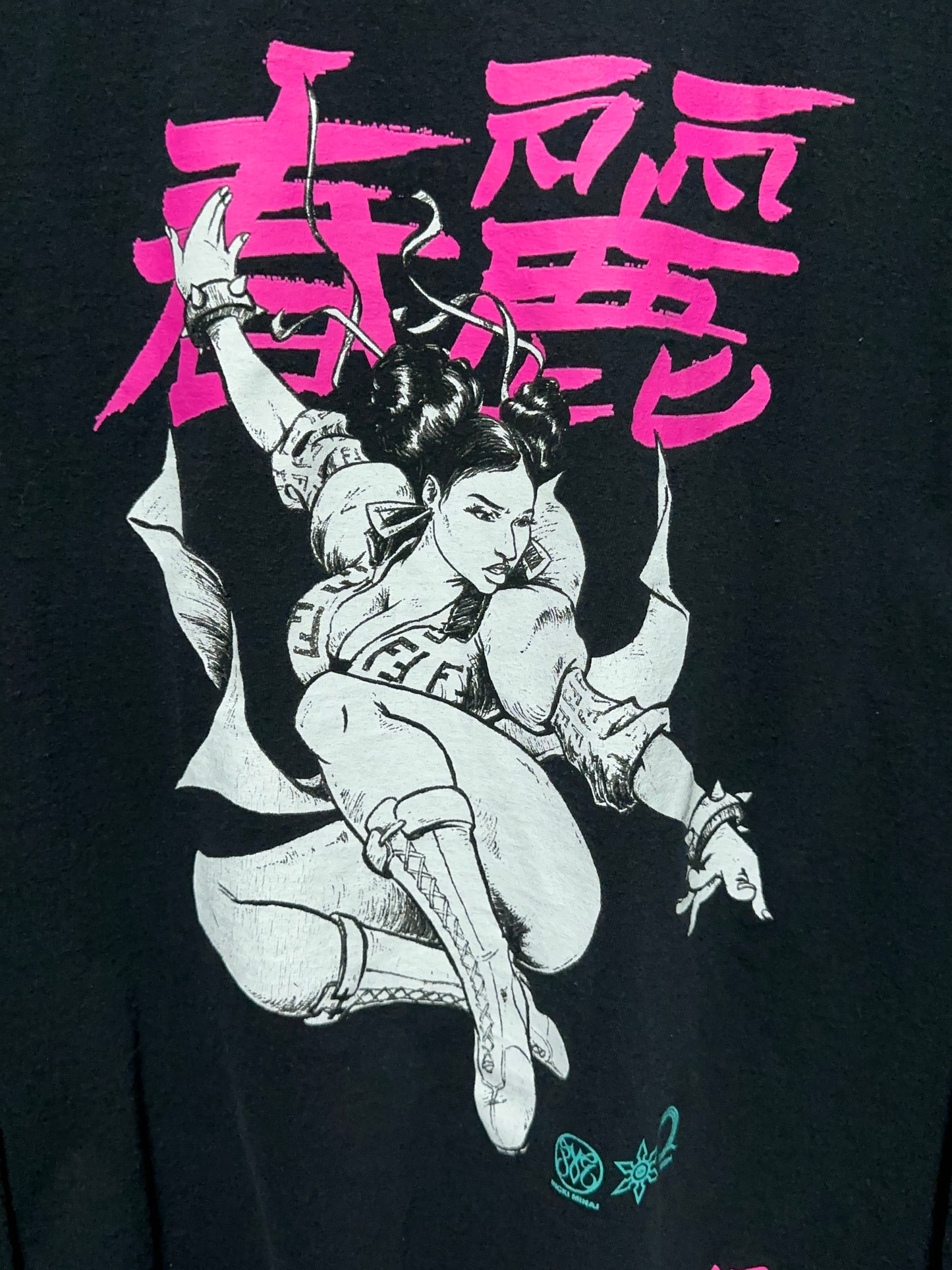 2018 Nicki Minaj Chun Li Promo Long Sleeve Rap Tee