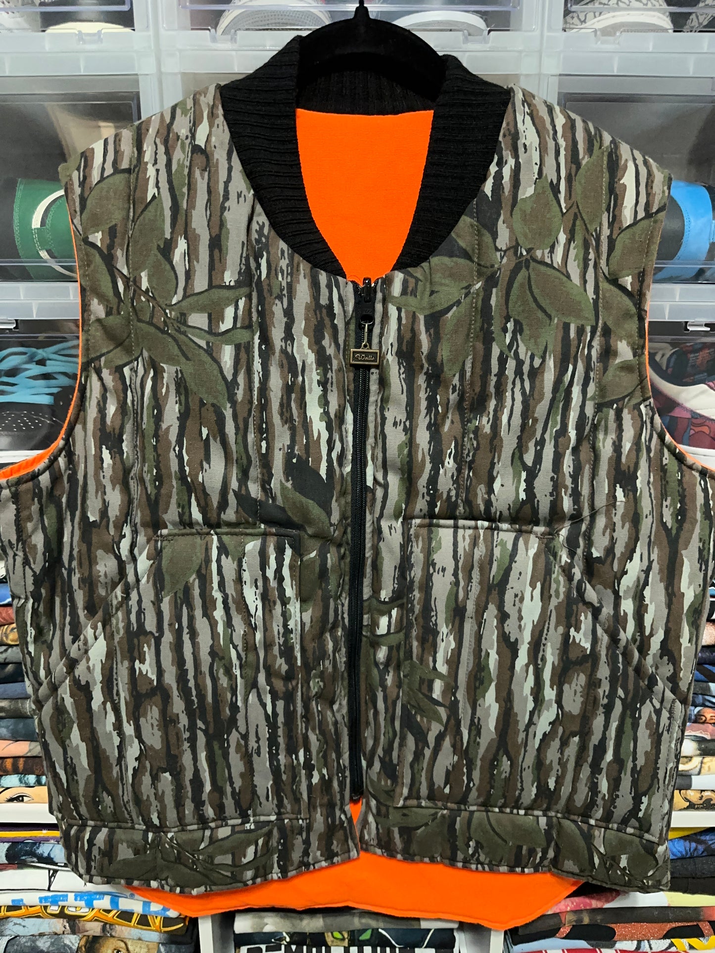 Vintage 90s Walls Realtree Reversible Puffer Vest Size Large