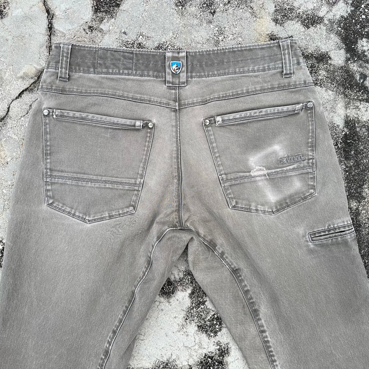 Kuhl Rydr Pants 34x32 Vintage Patina Dye Hiking Ryder Outdoors