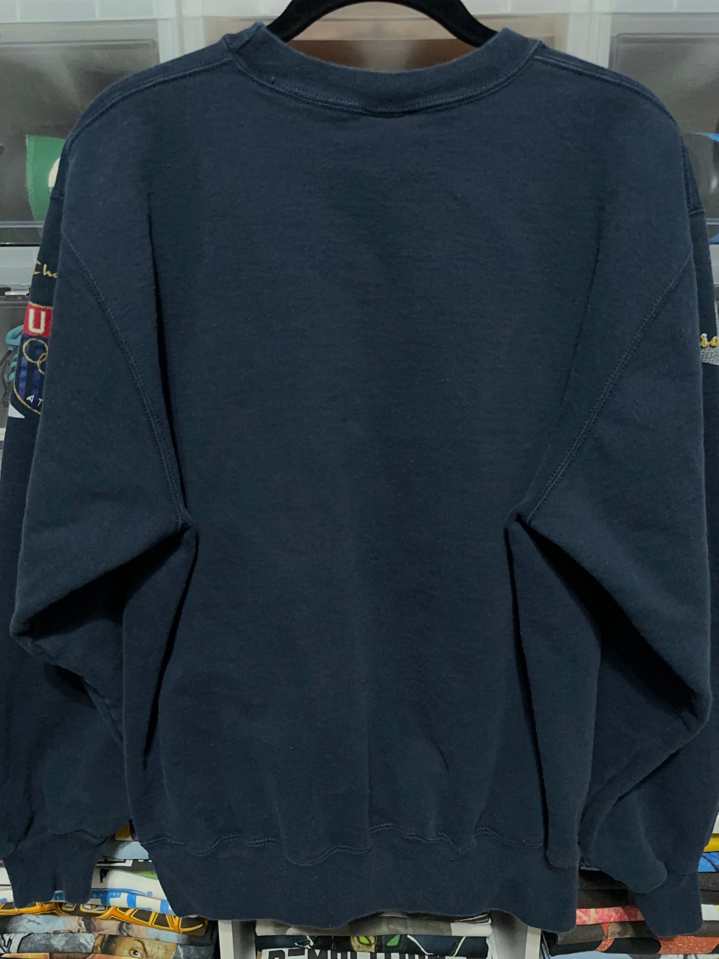 Vintage Champion USA Atlanta Olympics Mega Print Crewneck XL