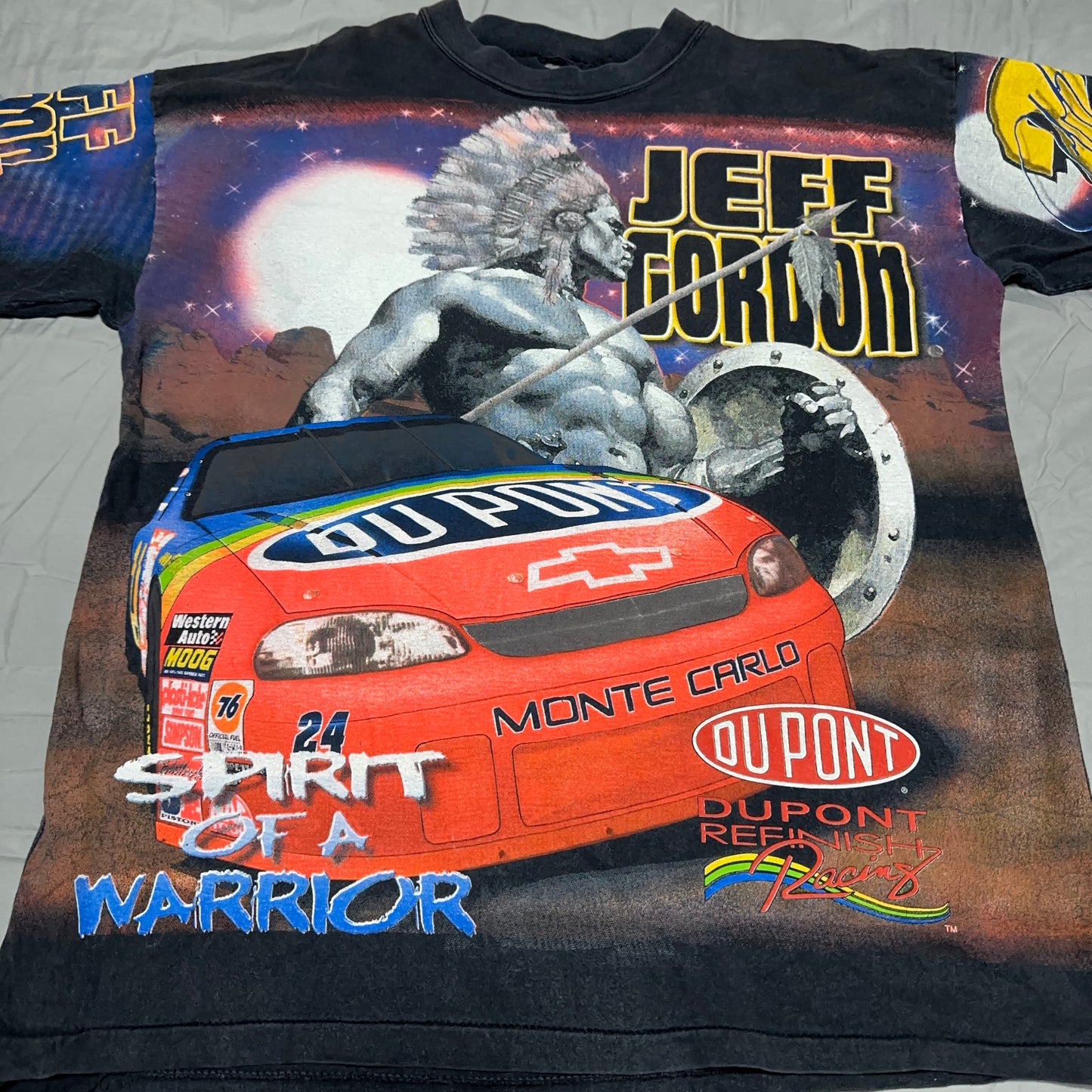 Vintage Jeff Gordon Spirit of a Warrior NASCAR Racing Tee XL