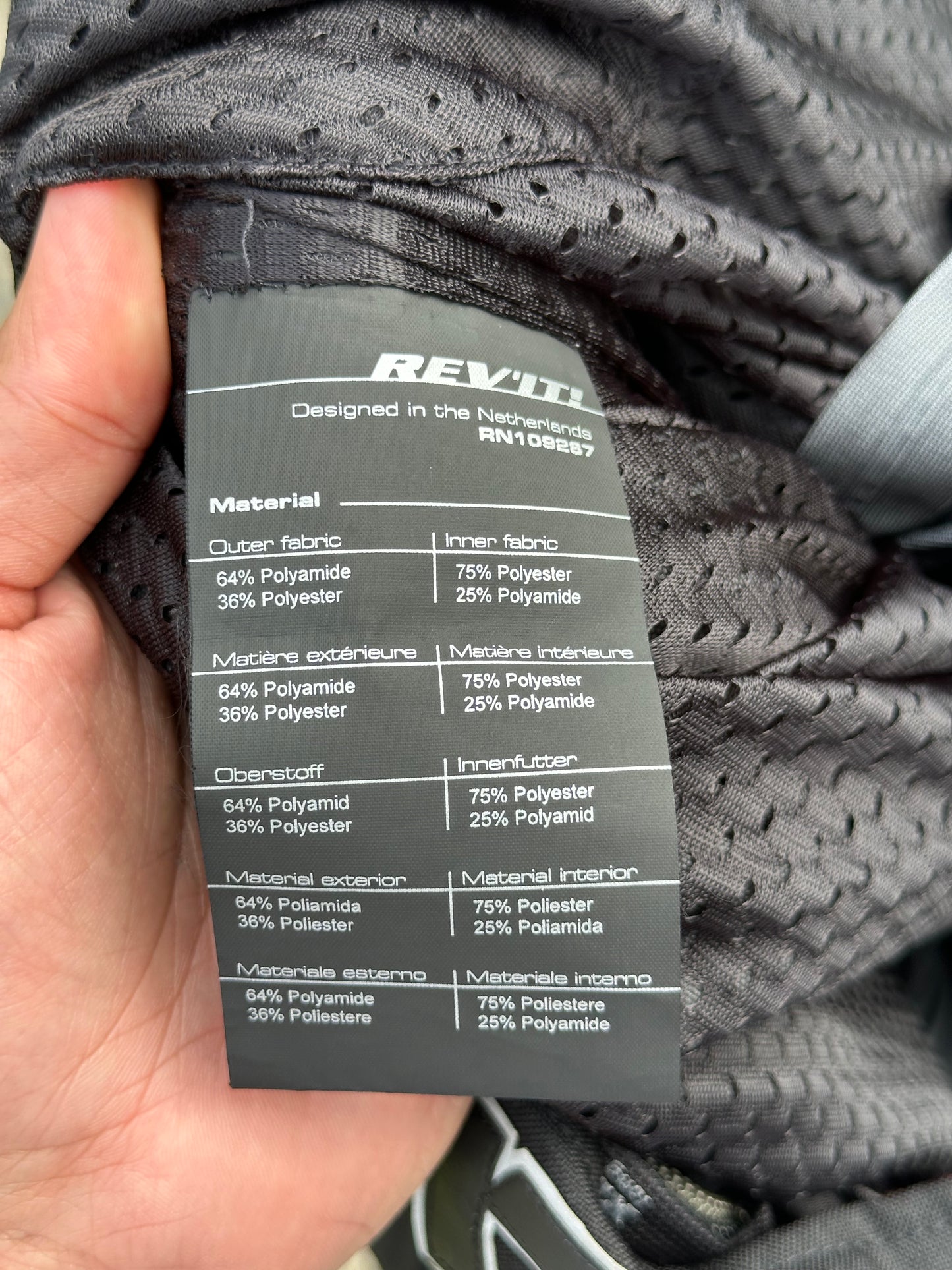 Rev'It Motorcycle Pants Black Hydratex 3L Weatherproof Rider Gear EUC XL