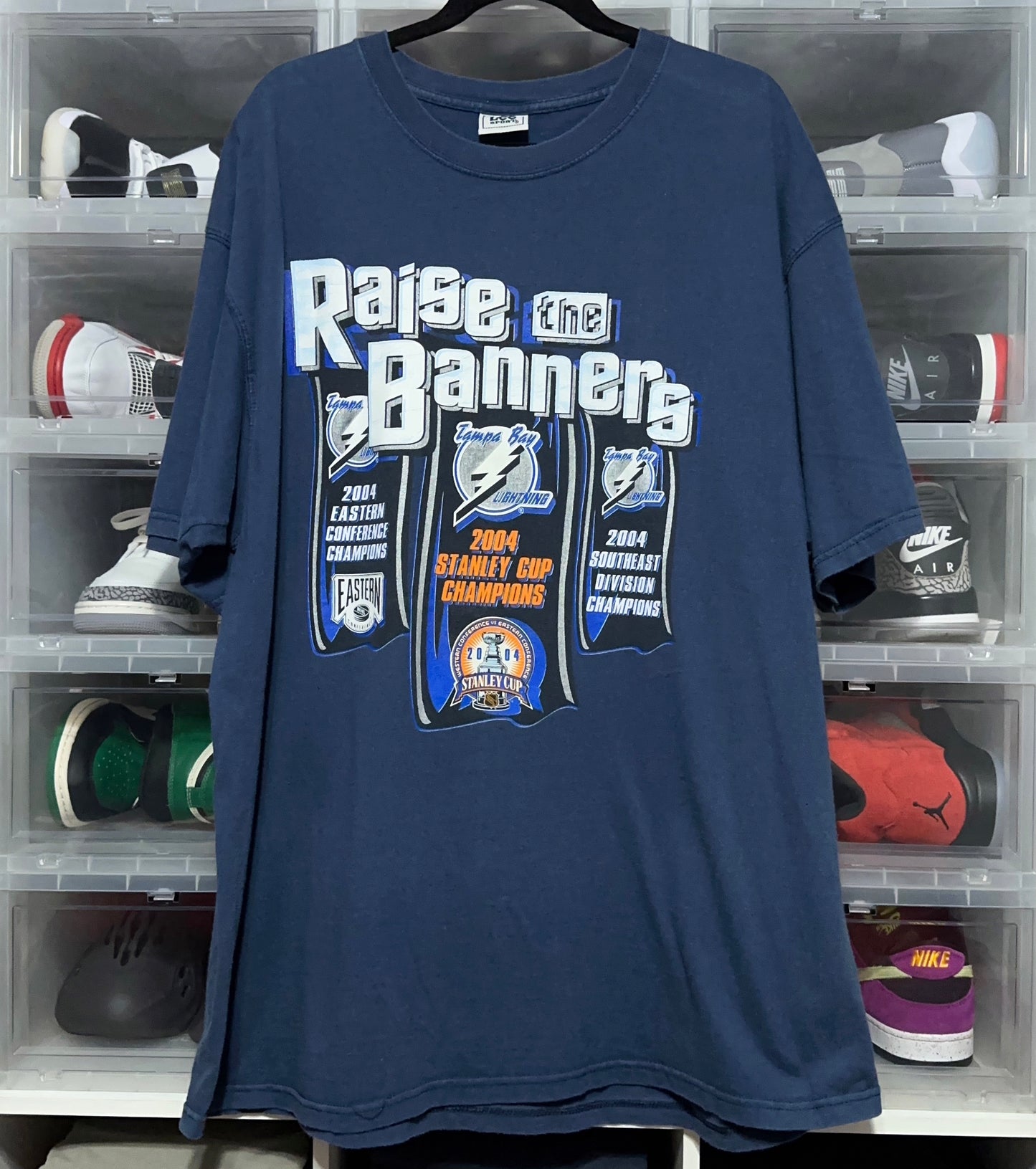 Vintage Tampa Bay Lightning NHL Stanley Cup Champions Tee XXL