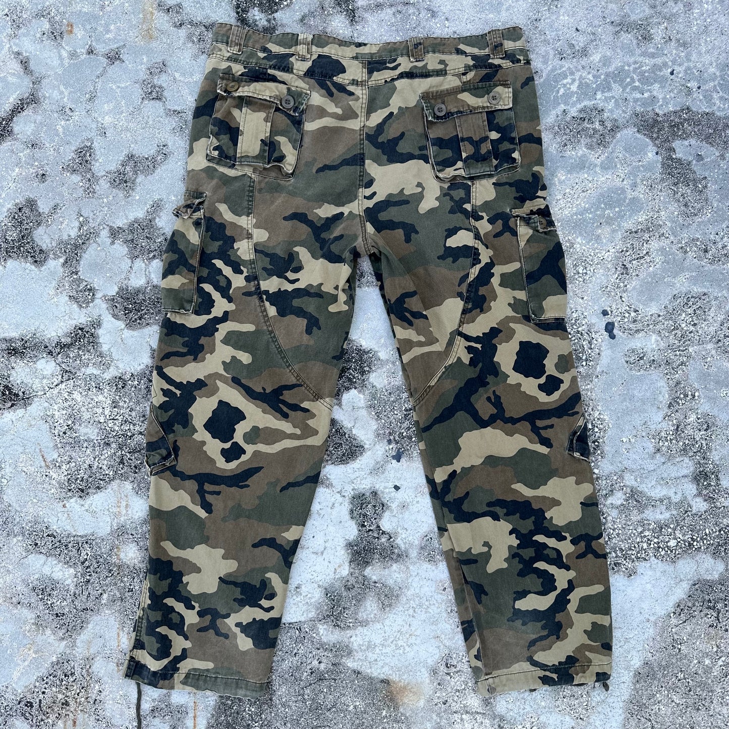 Mustway Military 9 Pocket Camo Cargo Pants Size 42