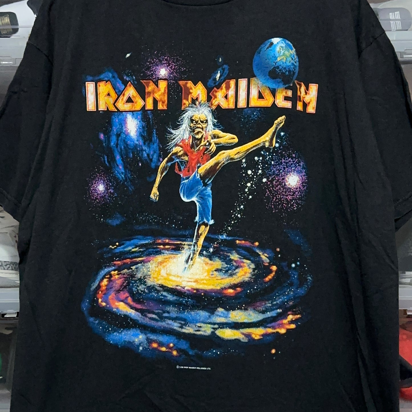 Vintage 1998 Iron Maiden Virtual World Tour Band Tee XL