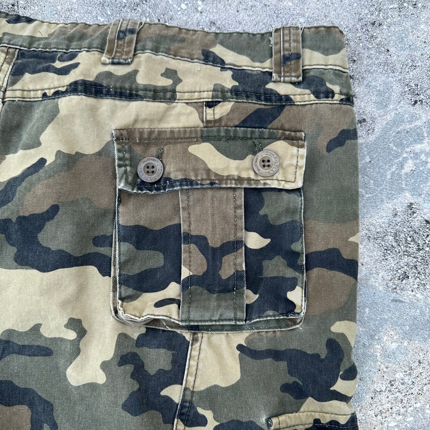 Mustway Military 9 Pocket Camo Cargo Pants Size 42