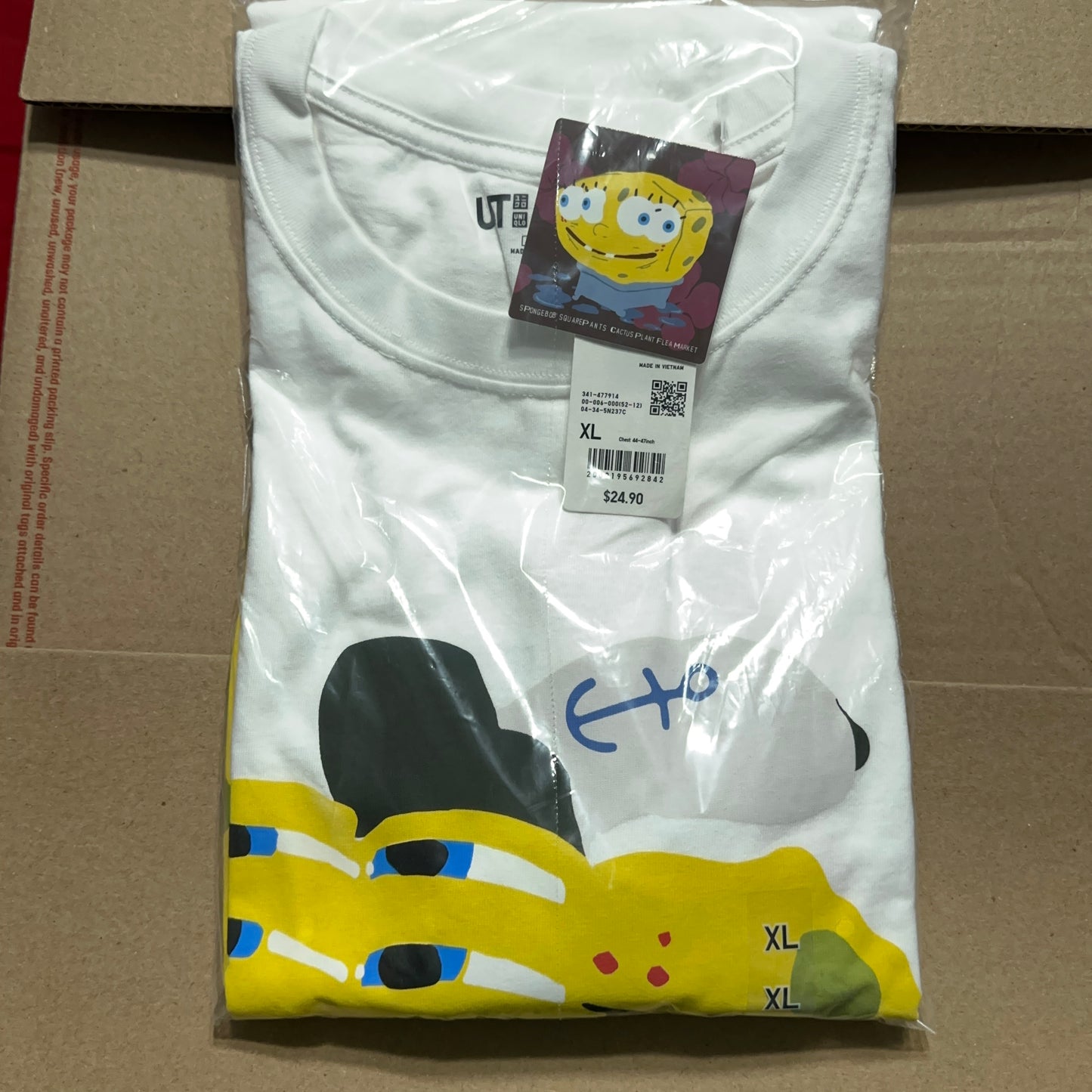 Cactus Plant Flea Market x Uniqlo SpongeBob SquarePants And Patrick Star Graphic Tee