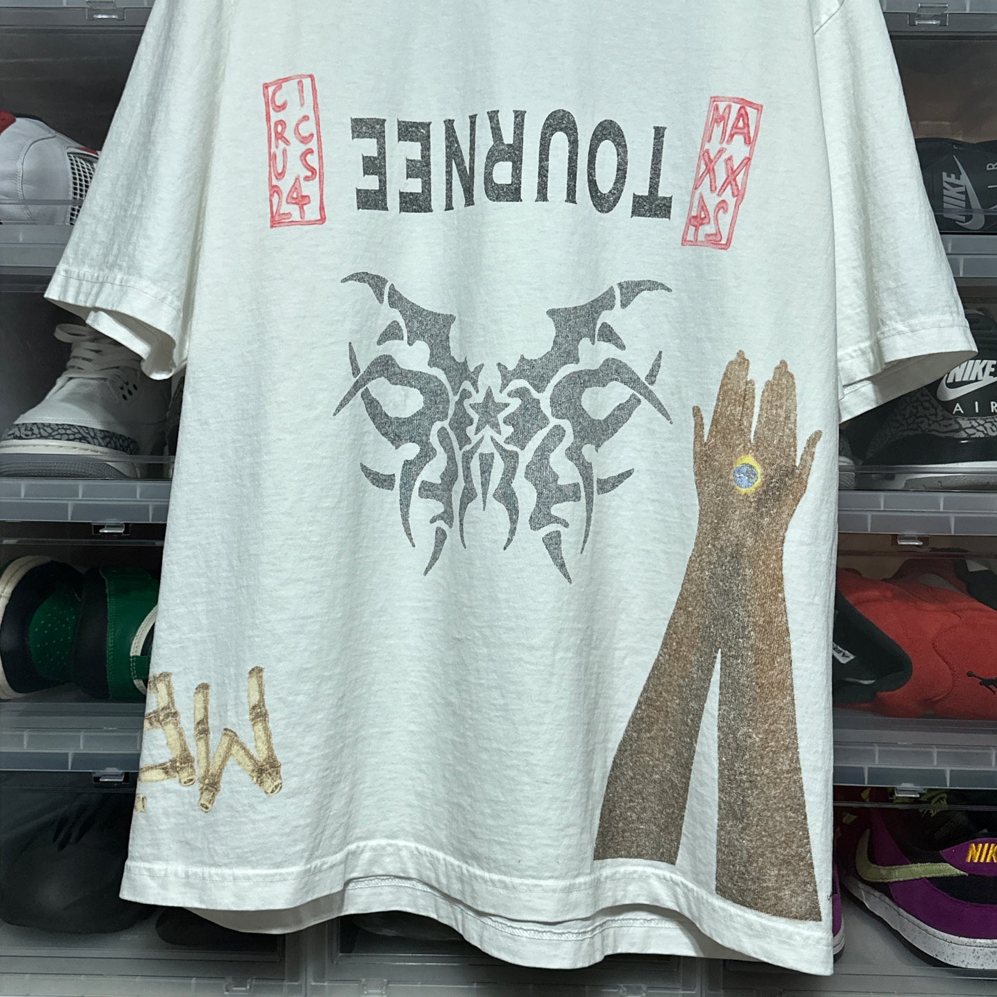 Travis Scott Utopia Met Life Tour Circus Maximus T-Shirt XL
